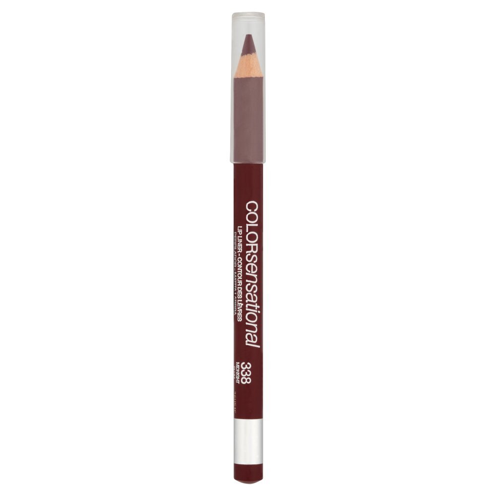 Maybelline New York Make-Up Lipliner Color Sensational Lippen Konturenstift Midnight Plum/Kräftiges Dunkelbraun mit pflegender Wirkung, 1 x 2,5 g