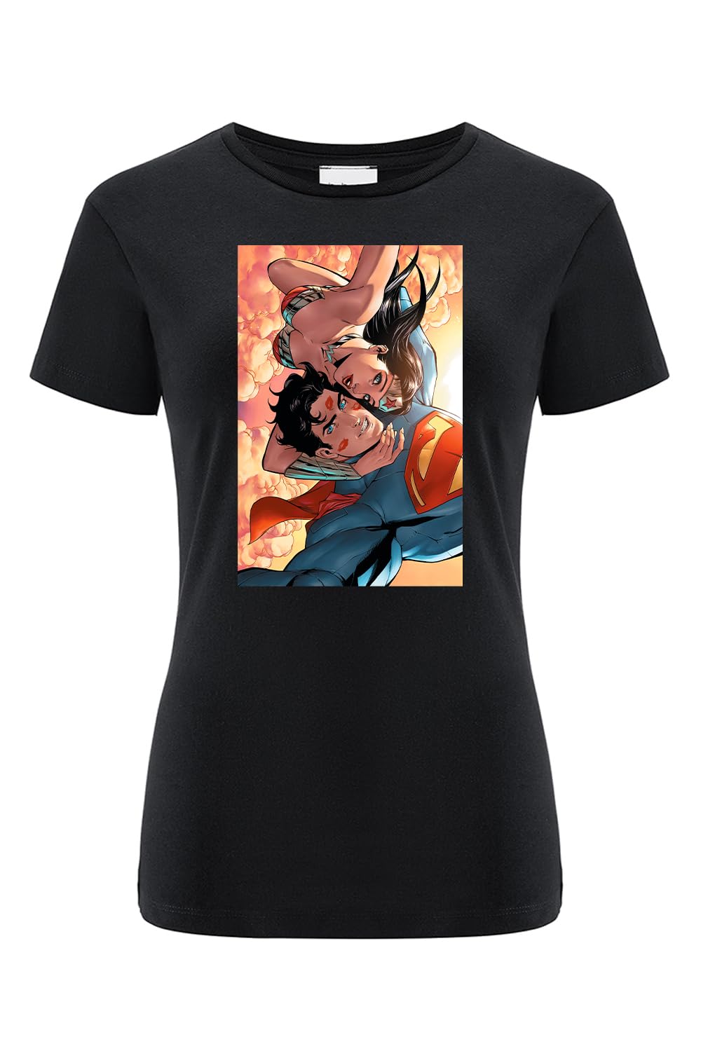 ERT GROUP Women's T-Shirt, Wonder Woman 046 Black, XXS