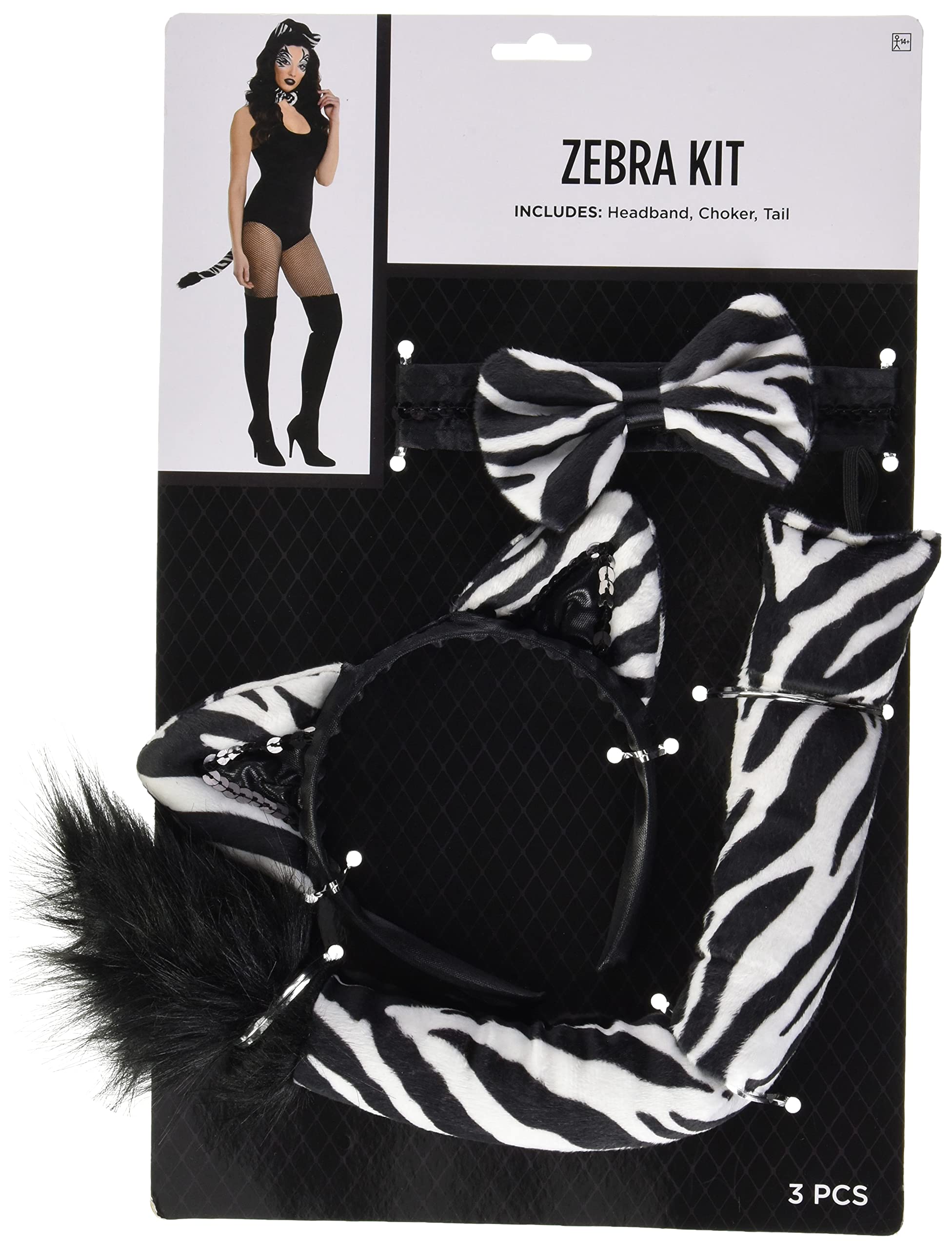 Amscan 8405805 Zebra Costume Accessory Kit