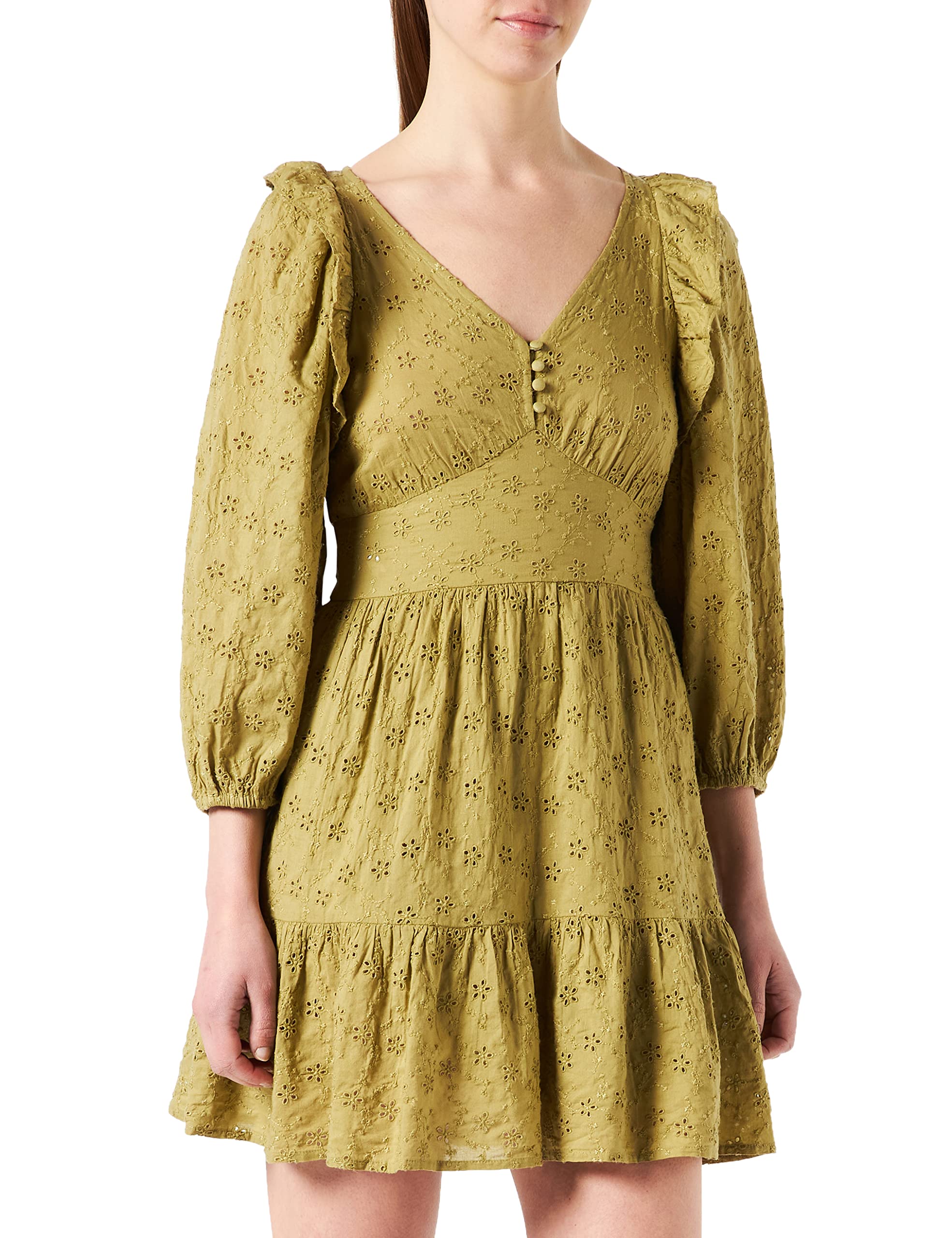 Naf Naf Women's Robe Suits, Olive, 36