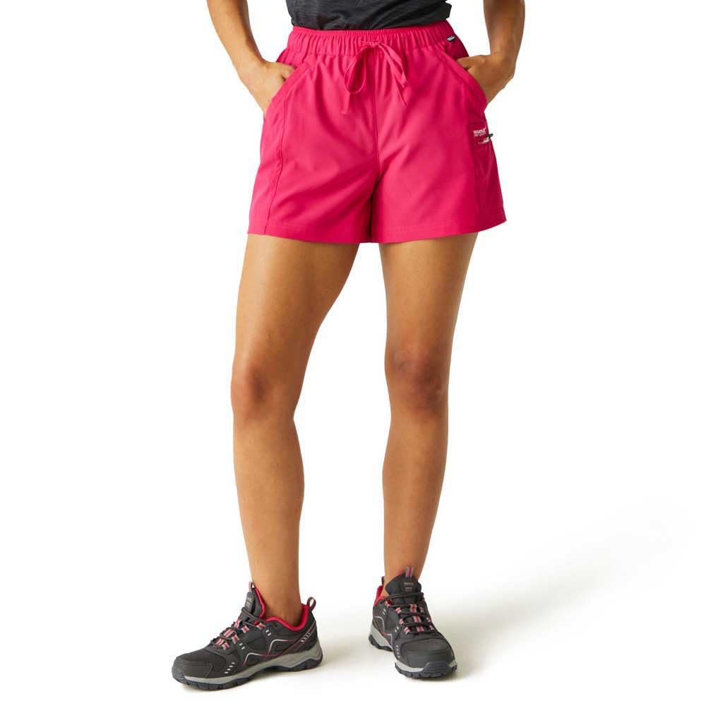Regatta Women's Lightweight Packaway Shorts, Pink Potion, 34, Pink Potion, 8