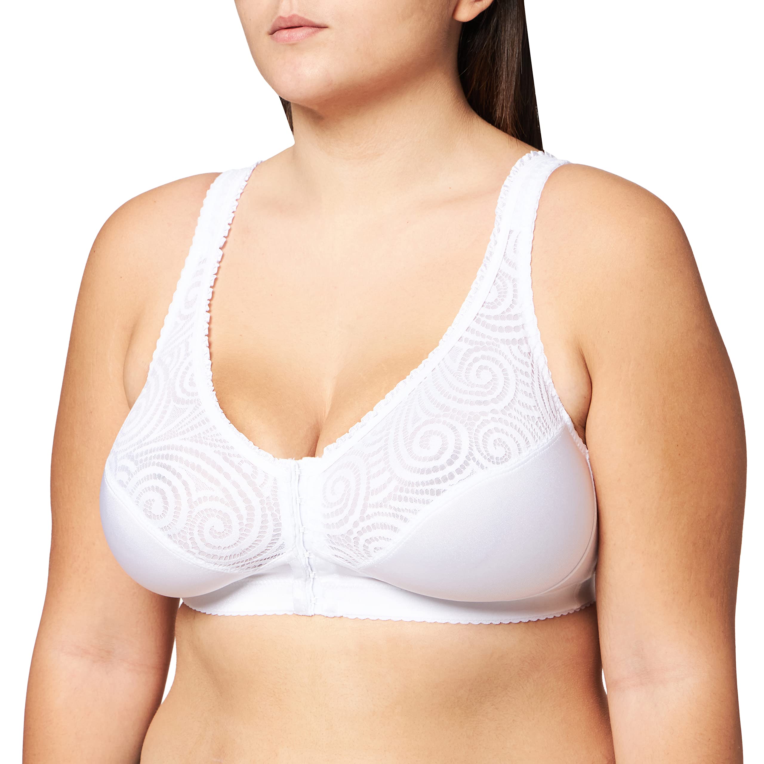 Sassa Womens Plain Underwired Bra 10890 - White - 34E