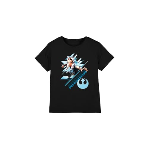 Star Wars Ahsoka Stance Unisex Kids T Shirt, Black, 7-8 Years