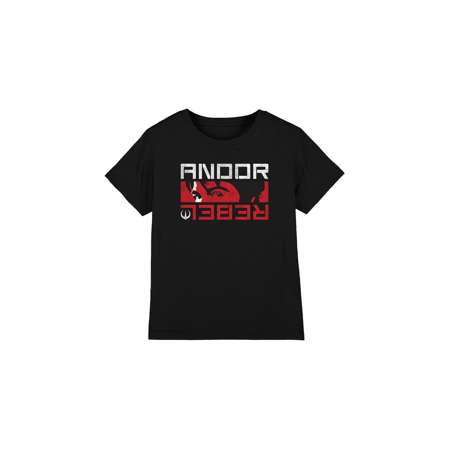 Star Wars Andor Rebel Spy Unisex Kids T Shirt, Black, 3-4 Years