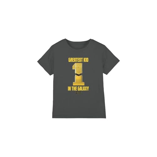 Star Wars Greatest Kid C3PO Unisex Kids T Shirt, Charcoal, 12-13 Years