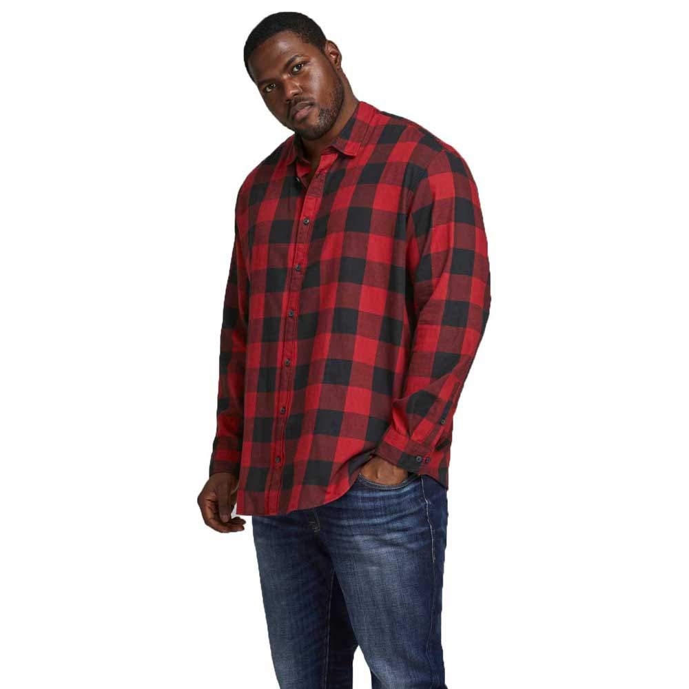 Jack & Jones Men's Gingham Chequered Shirt, XS