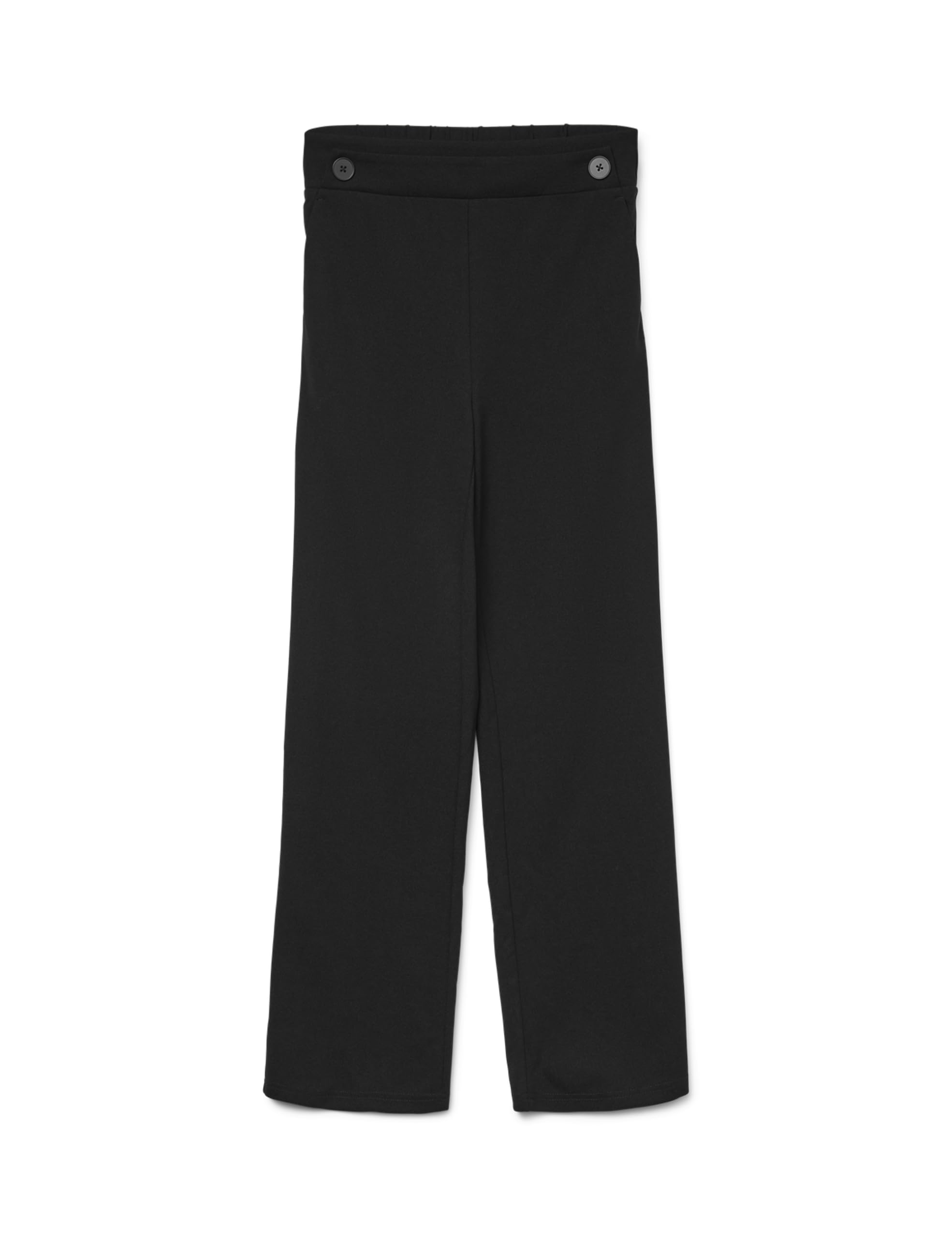 VERO Moda Women's Vmlivanaya Hr Wide Pant Noos, Schwarz, L / 30L