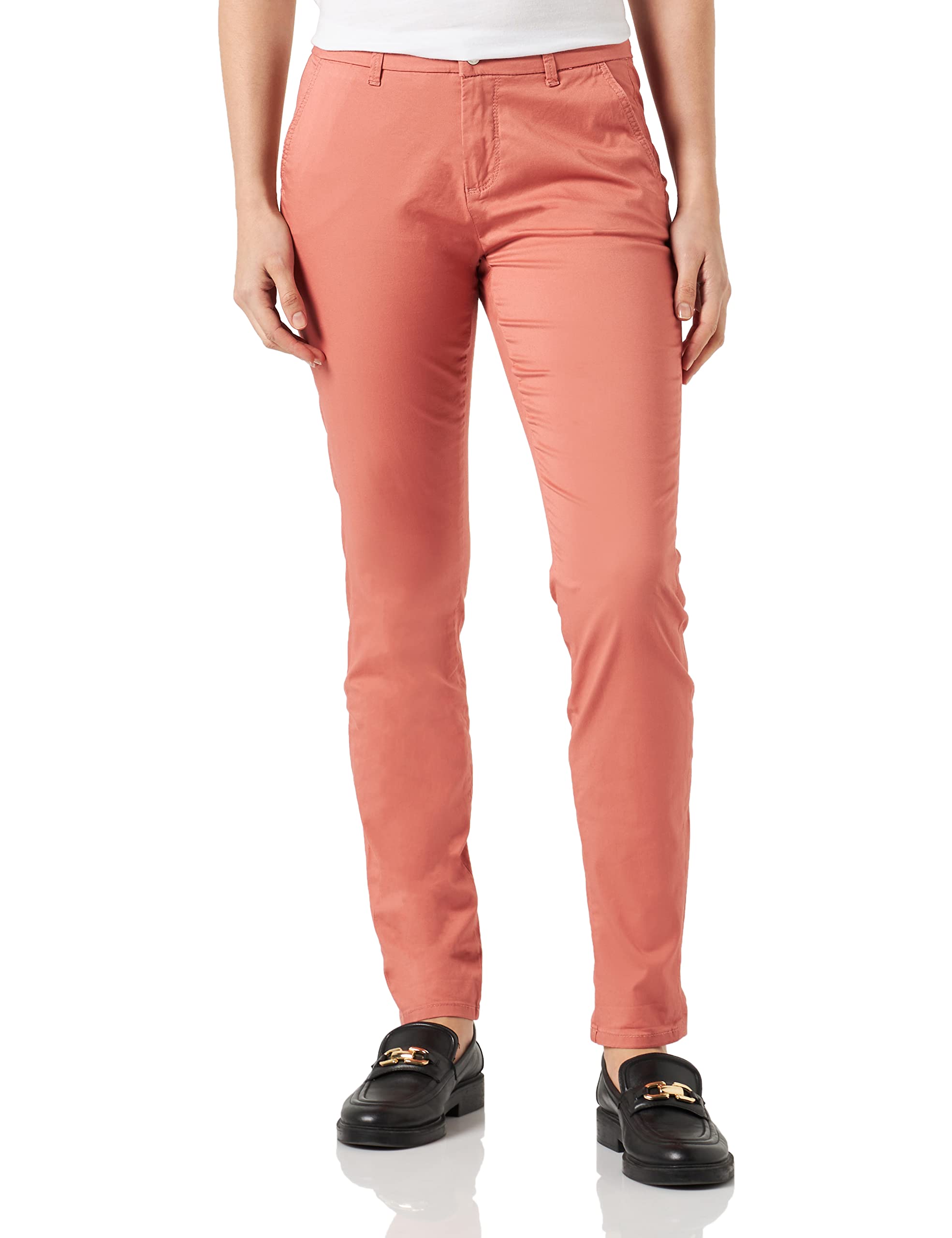 ONLY Women's Onlparis Reg Chino Pant PNT Noos, Desert Sand, 38W x 32L