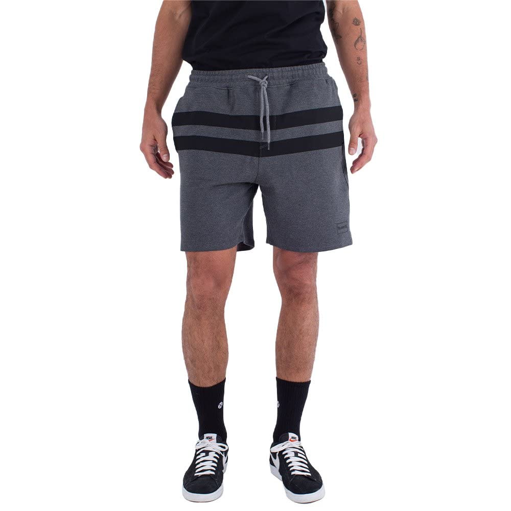 Fleece Shorts Mens - Oceancare Stripes