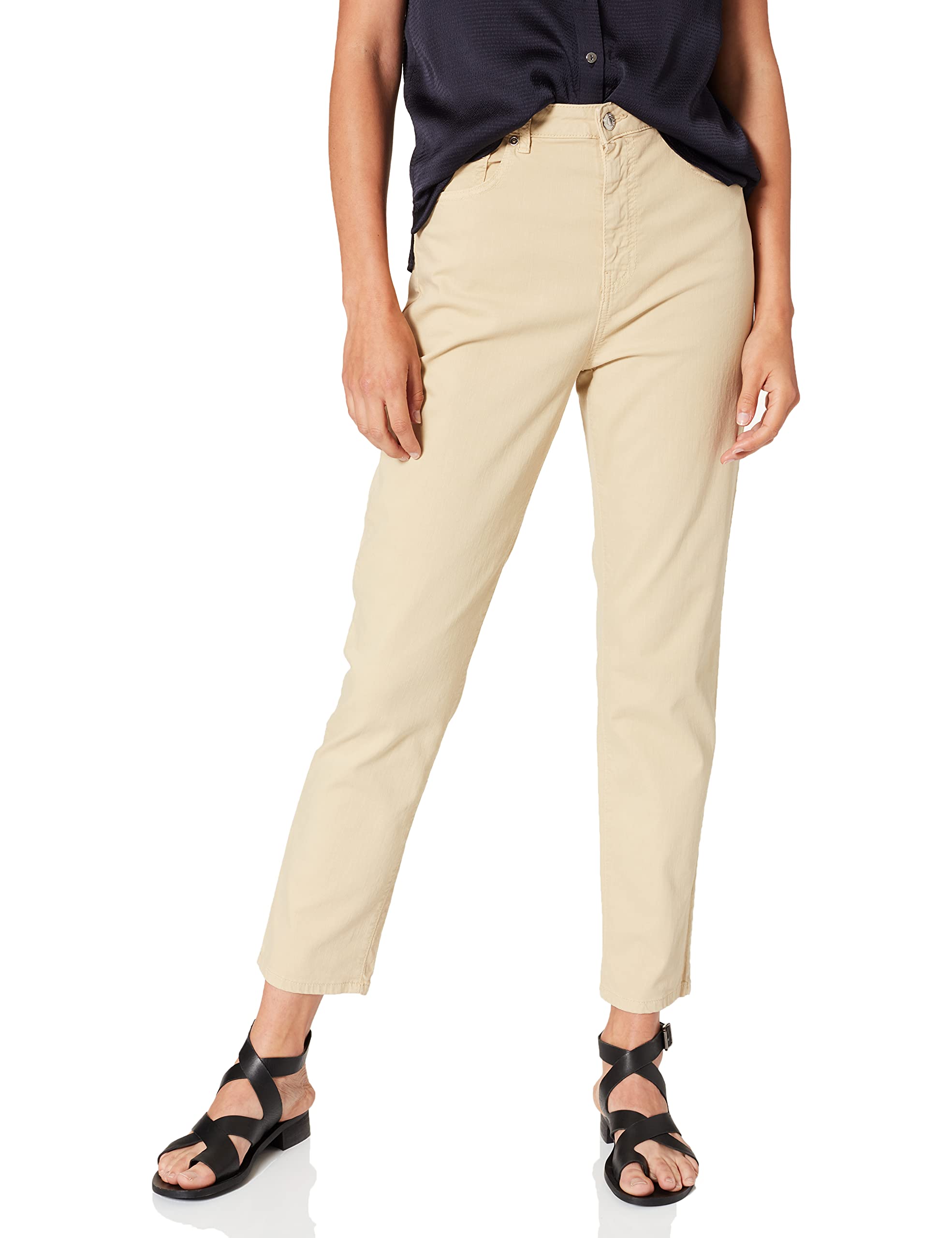 United Colors of Benetton Women's Trousers, Beige 32g, 5