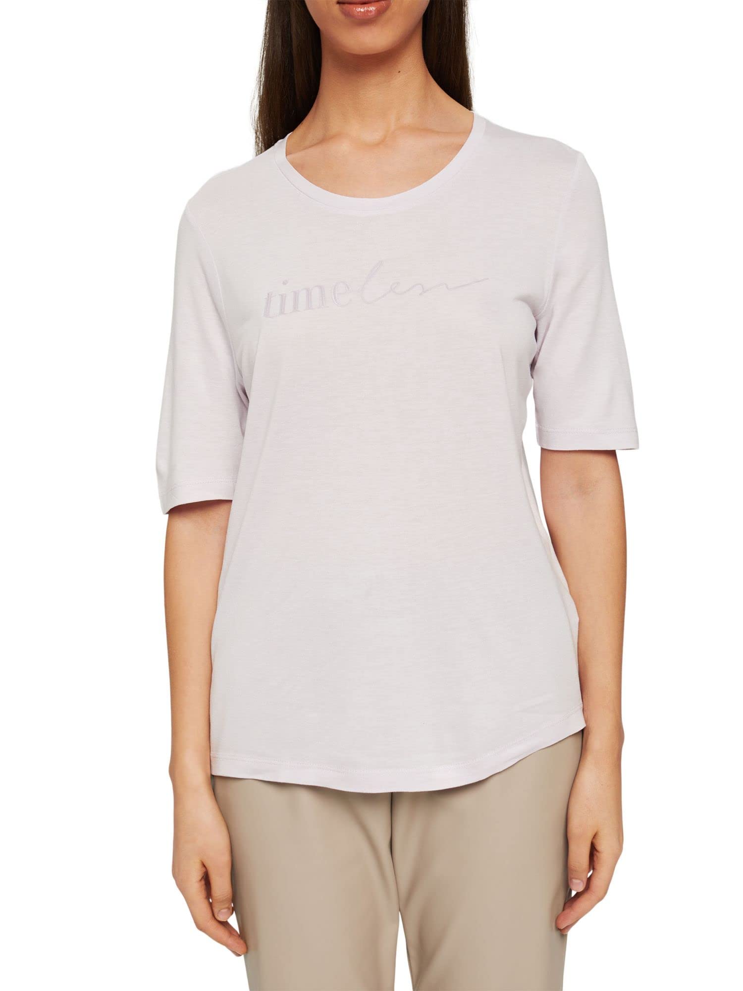 ESPRIT Collection Women's 012EO1K301 T-Shirt, 690/LIGHT Pink, Standard