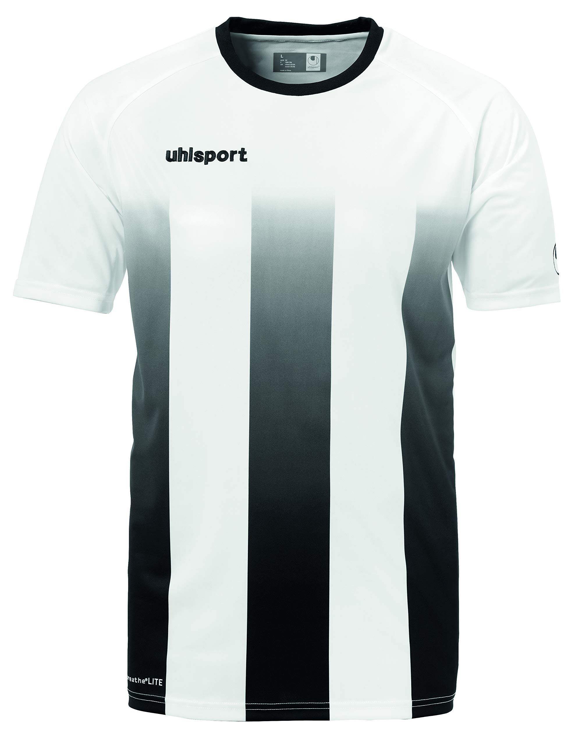 Uhlsport Men Stripe Jersey Men's Training Jersey - white/black, XXS/XS