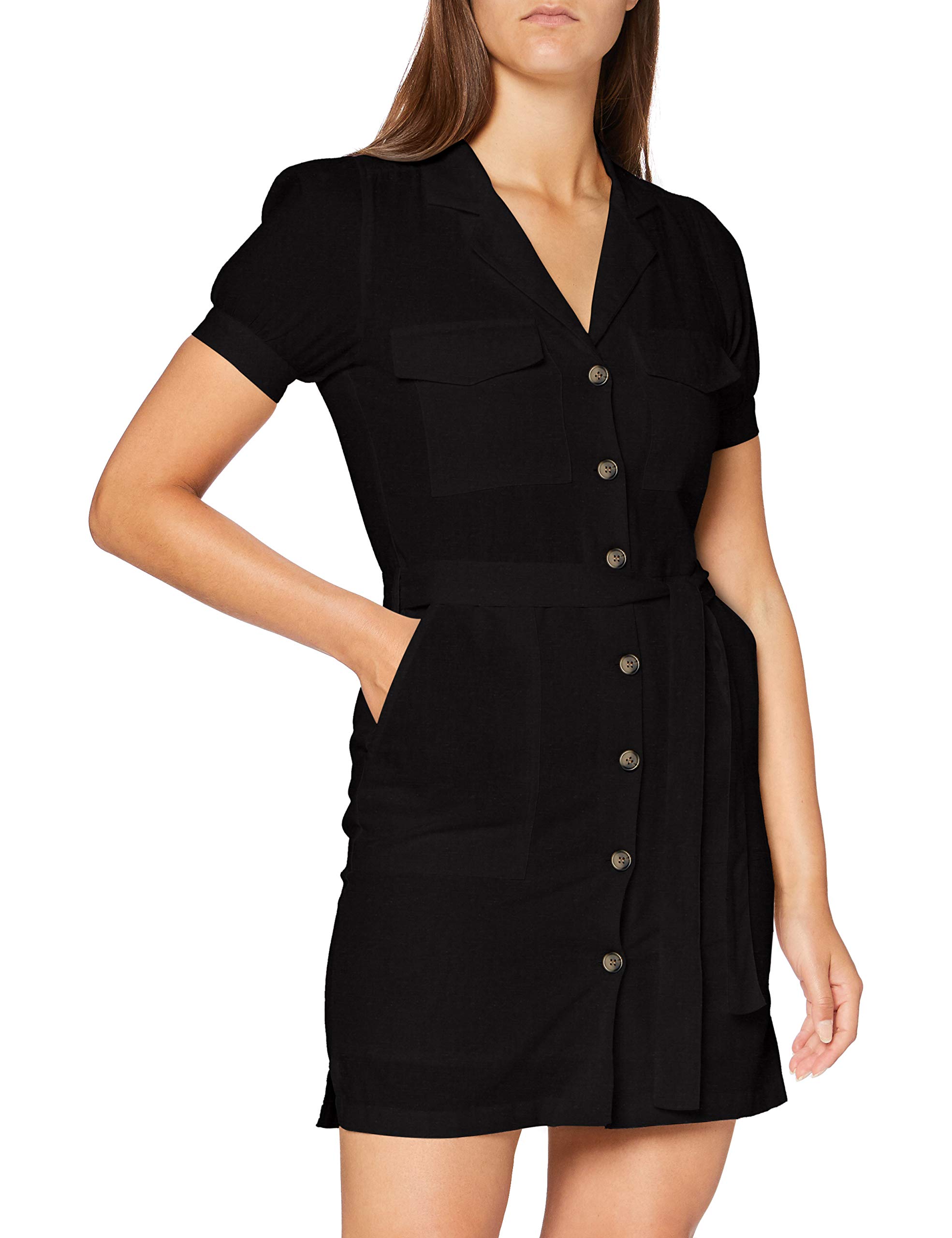 SPARKZ COPENHAGEN Women's Imelda Dress SS, Black, L