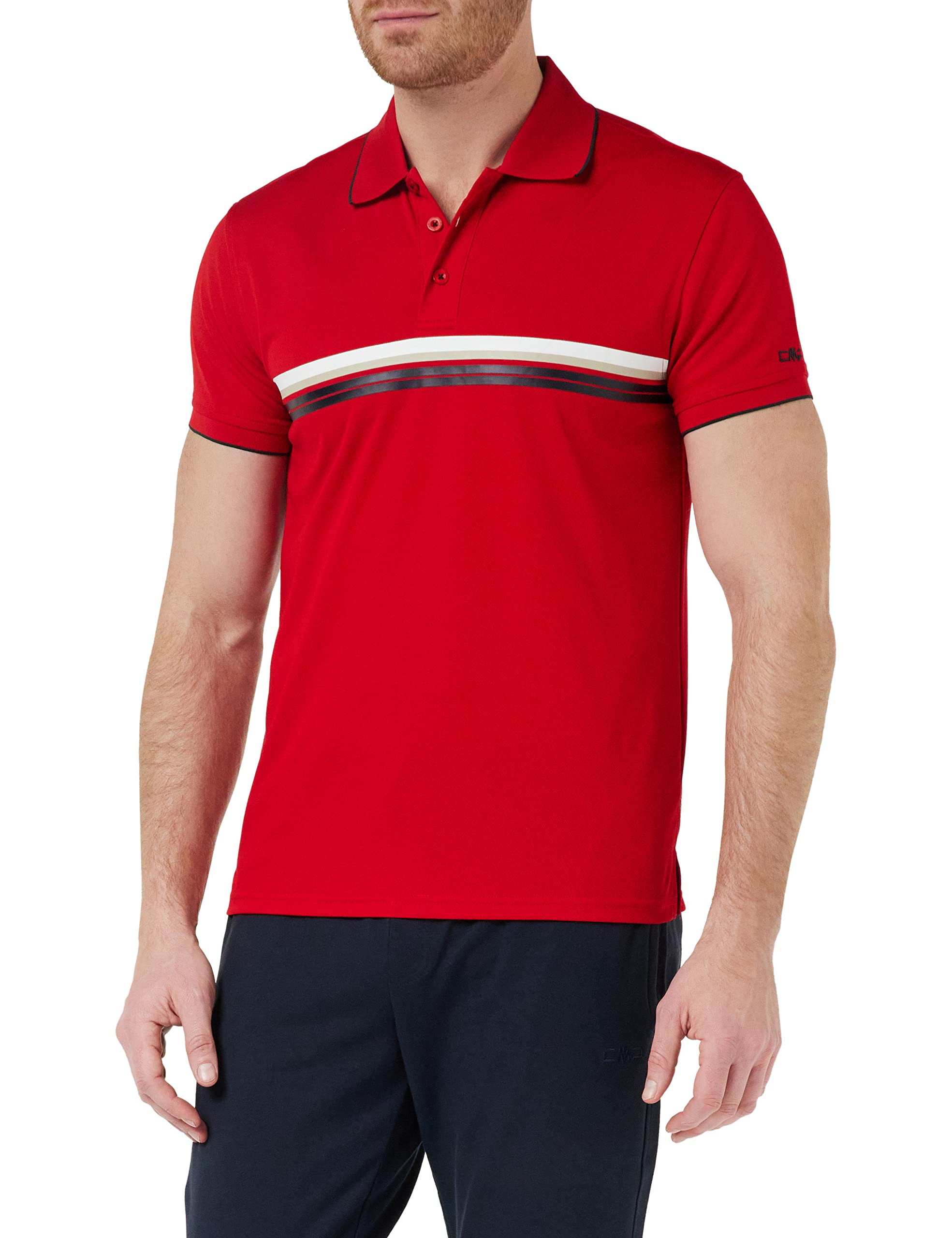 CMP Men's T-Shirt Con Tecnologia Dry Function, Malboro, 48