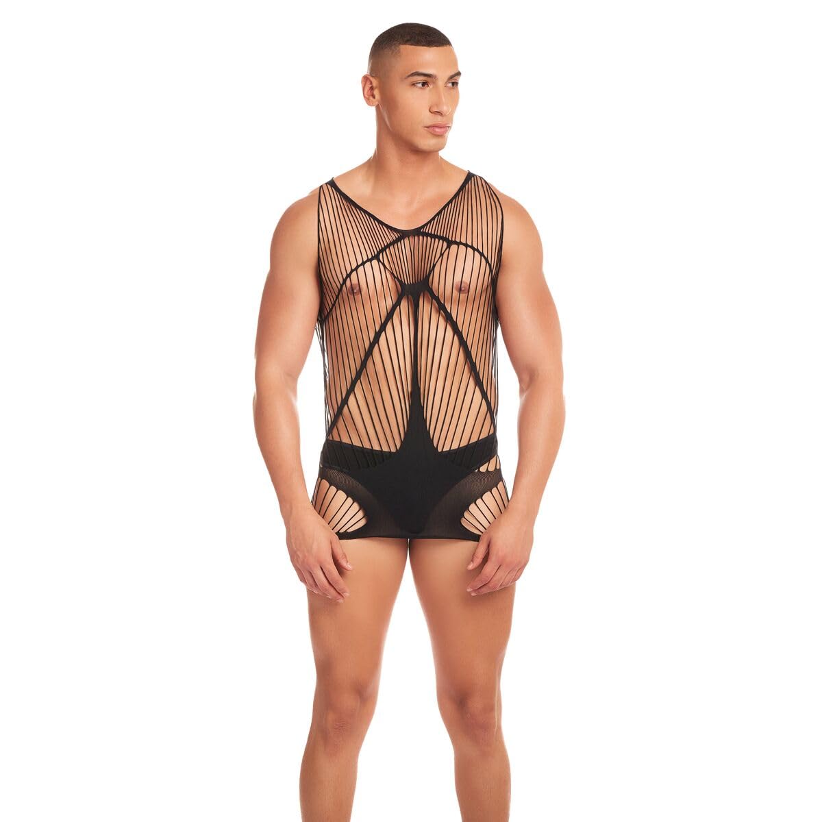 Rainbow Party Tank Top Black S/M