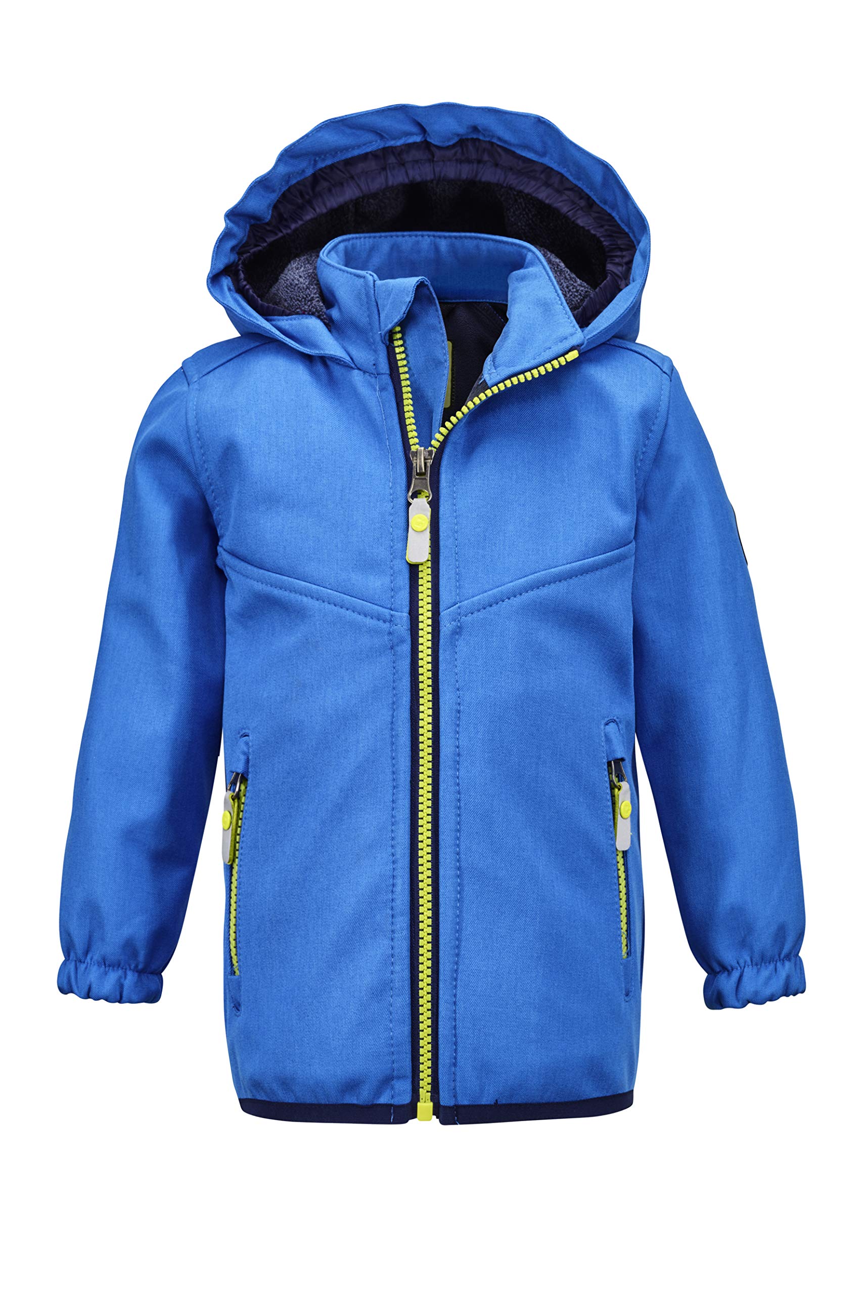 Killtec Boys' Twinkly Mns Softshell Jacket with Hood, boys, 35920-000, Neon Blue, 86-92
