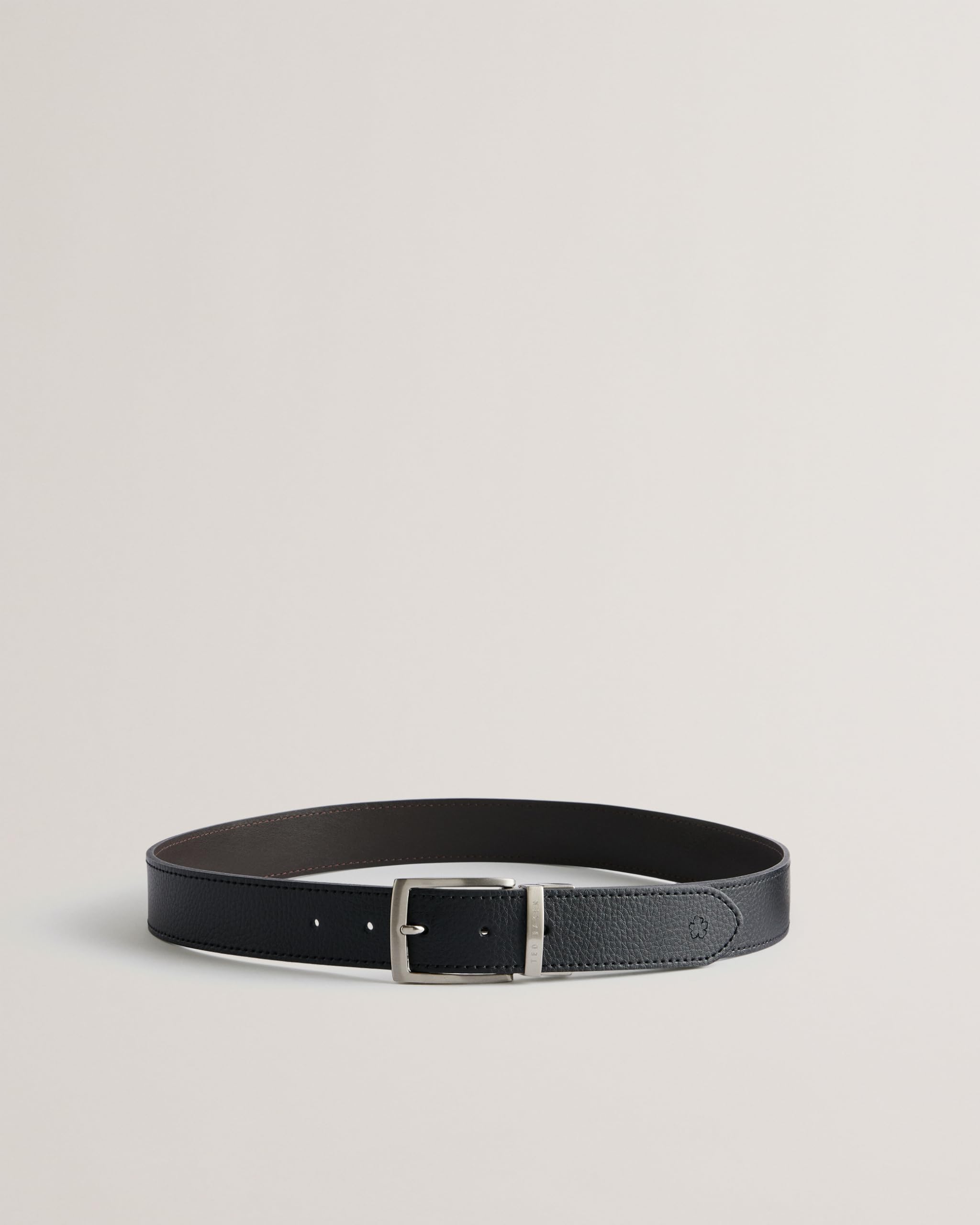 Ted Baker London Men's BREEMER Reversible Leather Belt, Black, 28