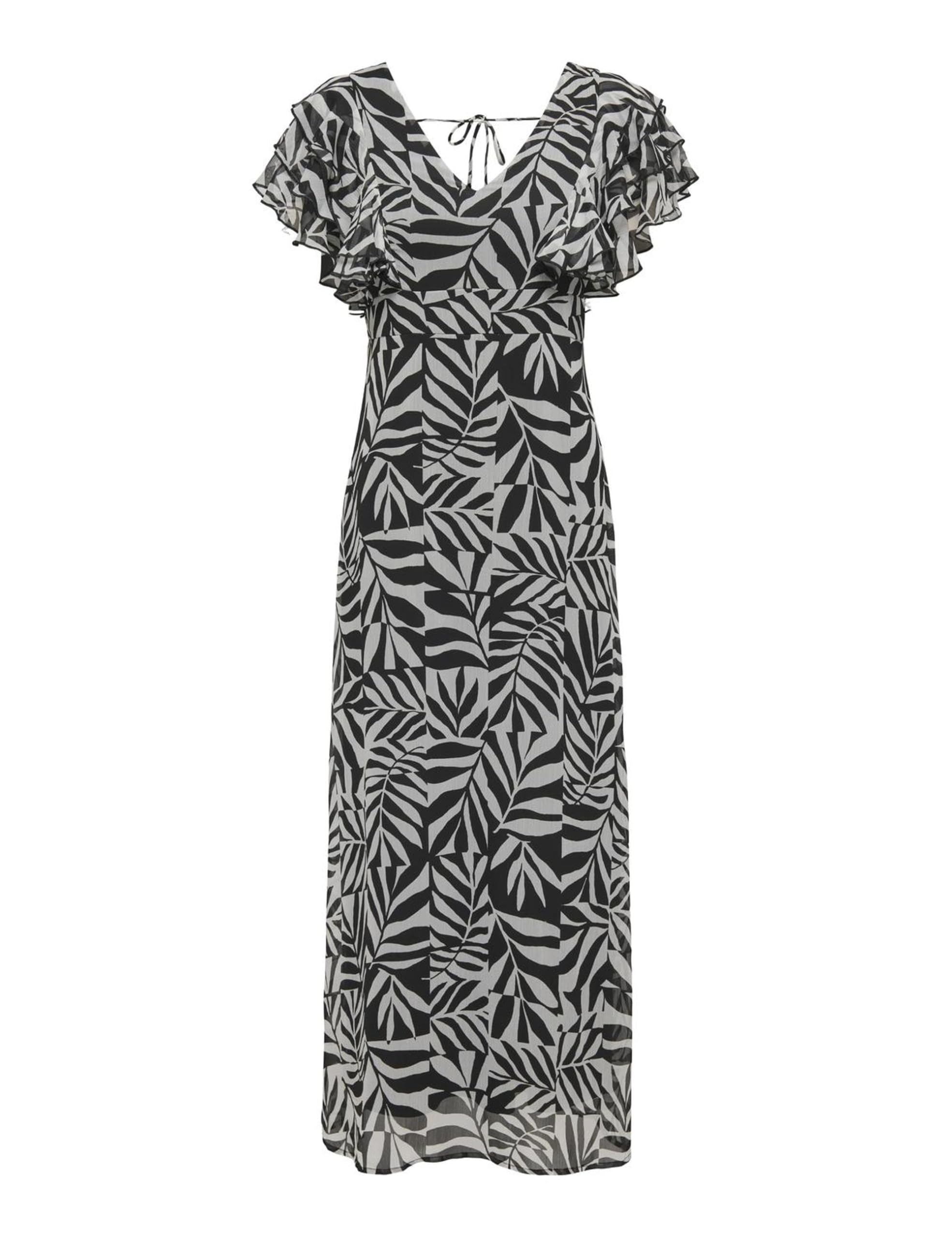 Onlasta Life S/S Frill Ankel Dress WVN, black, XS