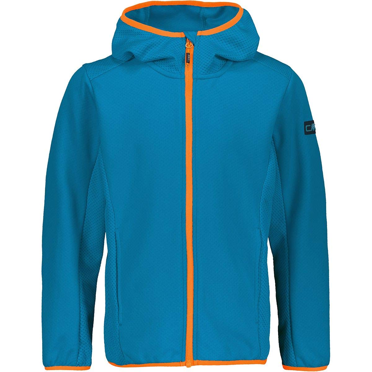 CMP Unisex Children's Grid Tech Fleece Jacket with Fixed Hood