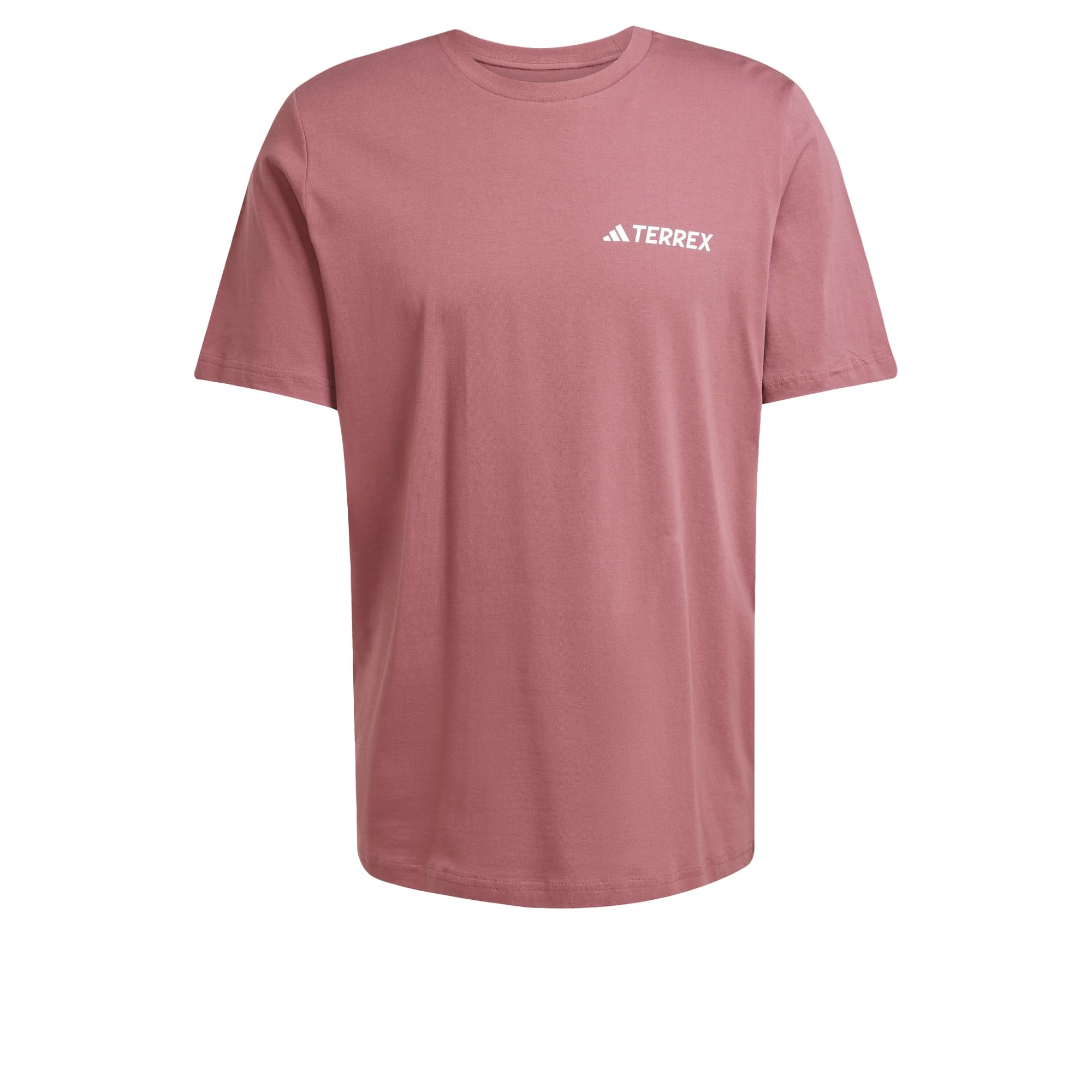 adidas Men's Terrex Graphic T-Shirt, Burgundy, XS