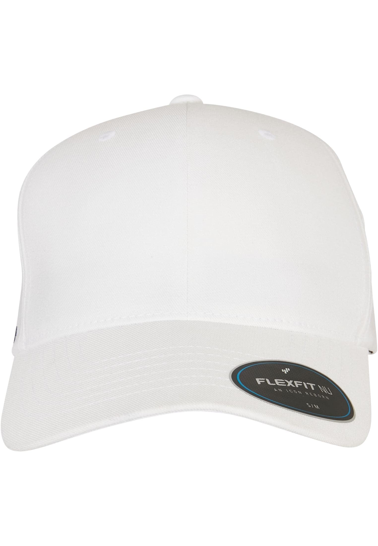 Flexfit Unisex Nu® Cap for Men and Women, Available in Many, Sizes S/M to L/XL, White, S