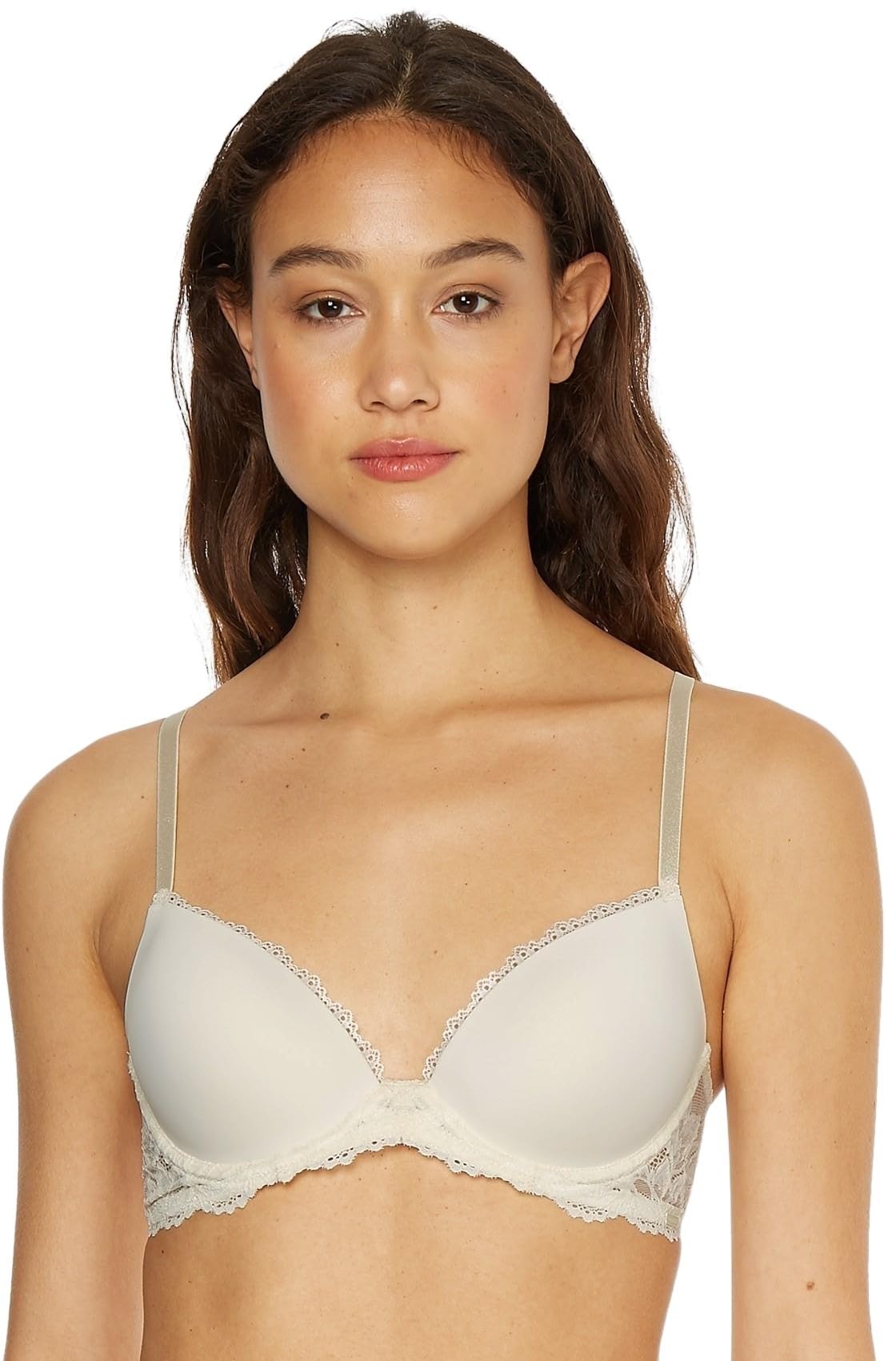 Calvin Klein Women Lift Demi Push-up Bra with Underwire, Off-White (Ivory), 38D