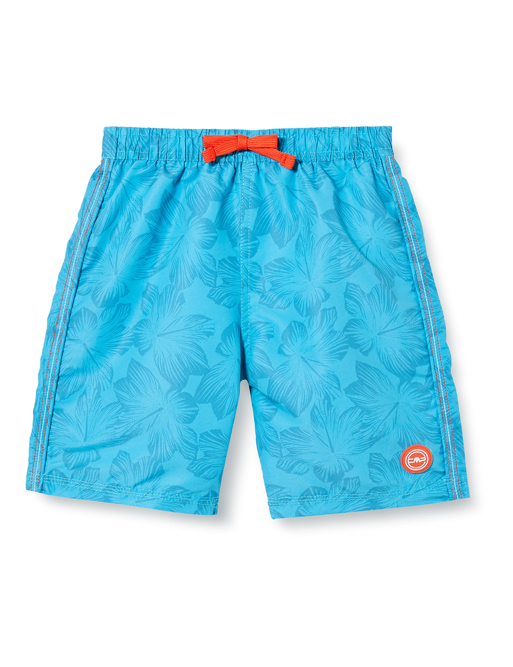 CMP 30r9034 Boys' Swimming Trunks with Floral Print, boys, Swimming Shorts, 30R9034, Atollo, 104 (EU)