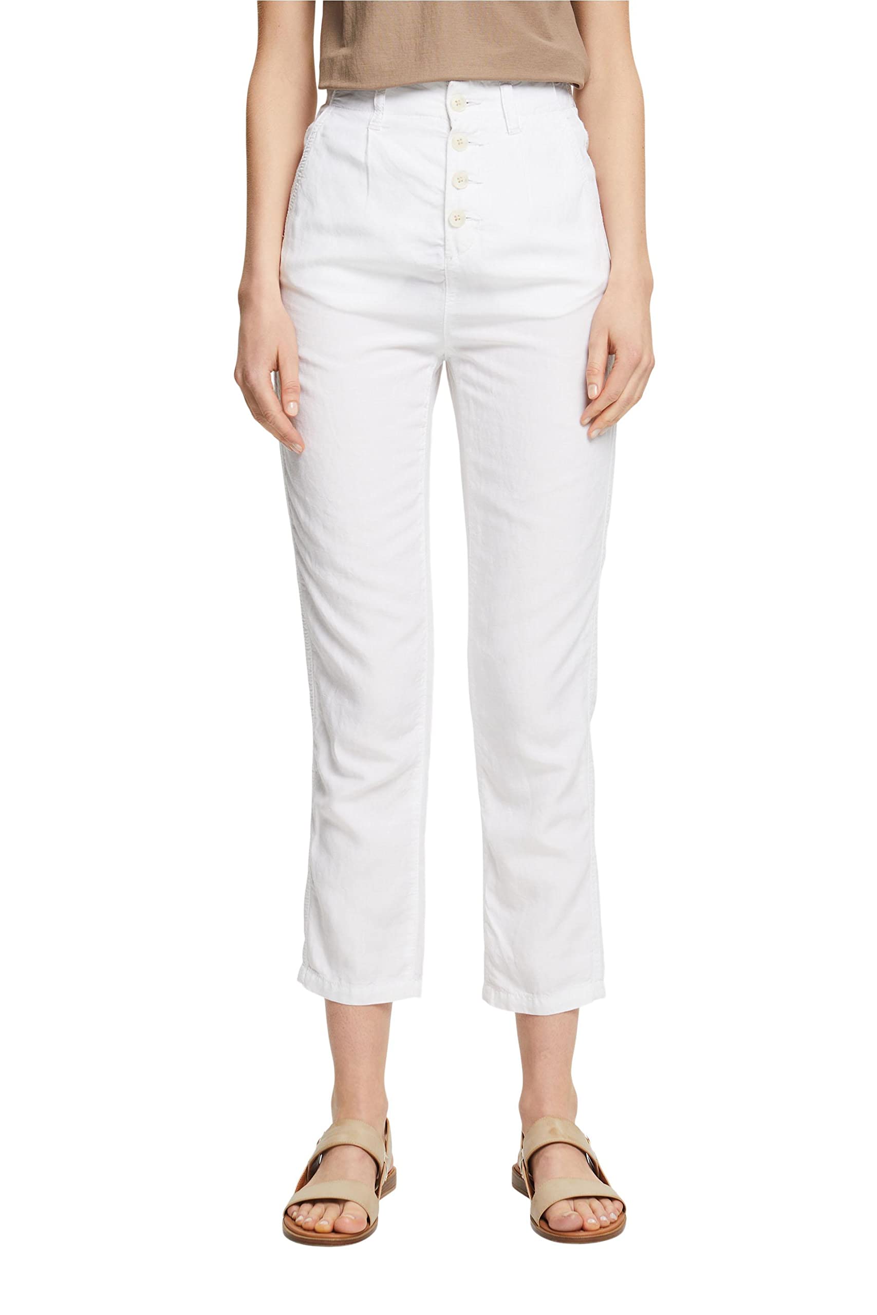 ESPRIT Women's 042EE1B313 Pants, 903/BLUE Light WASH, 4 UK