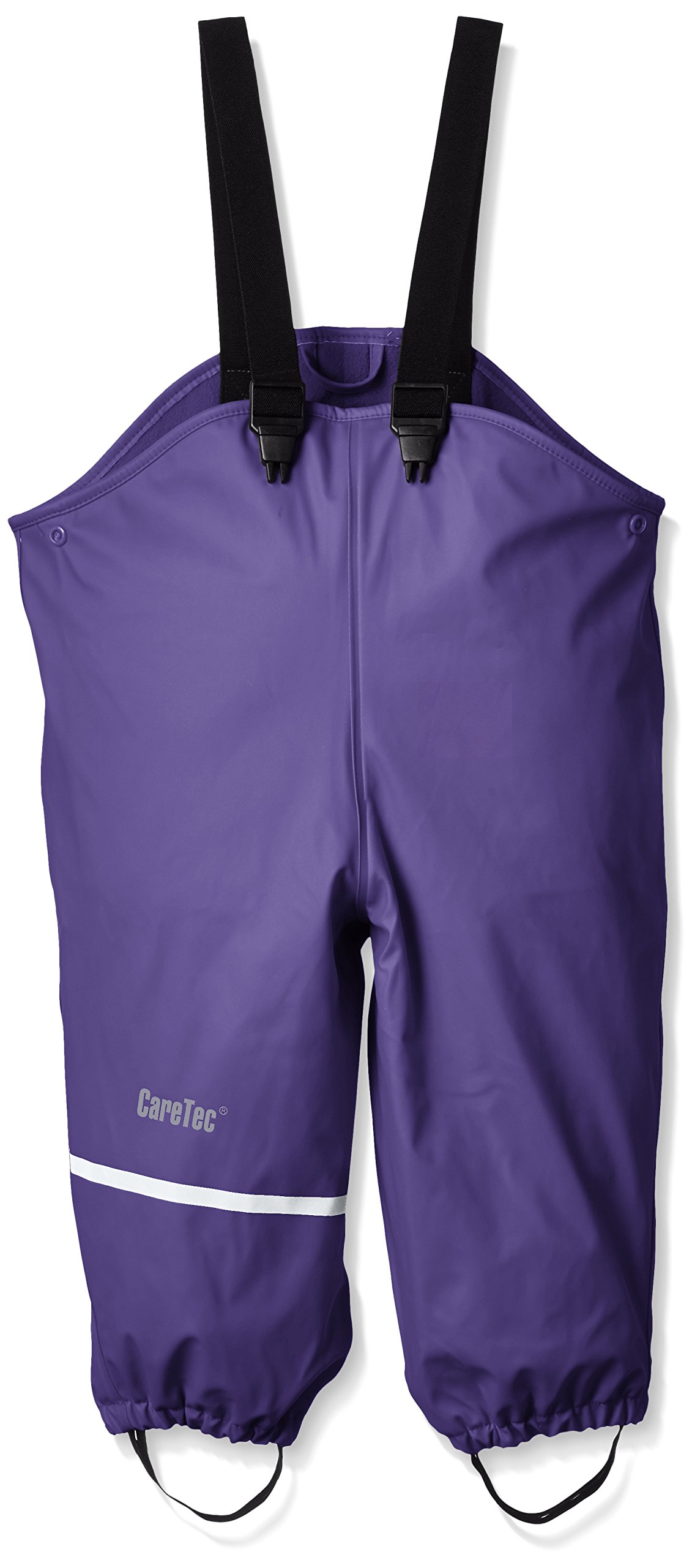 CareTec Girls Overall - Pu W. Fleece Rain Trousers, Purple (633), 74 UK