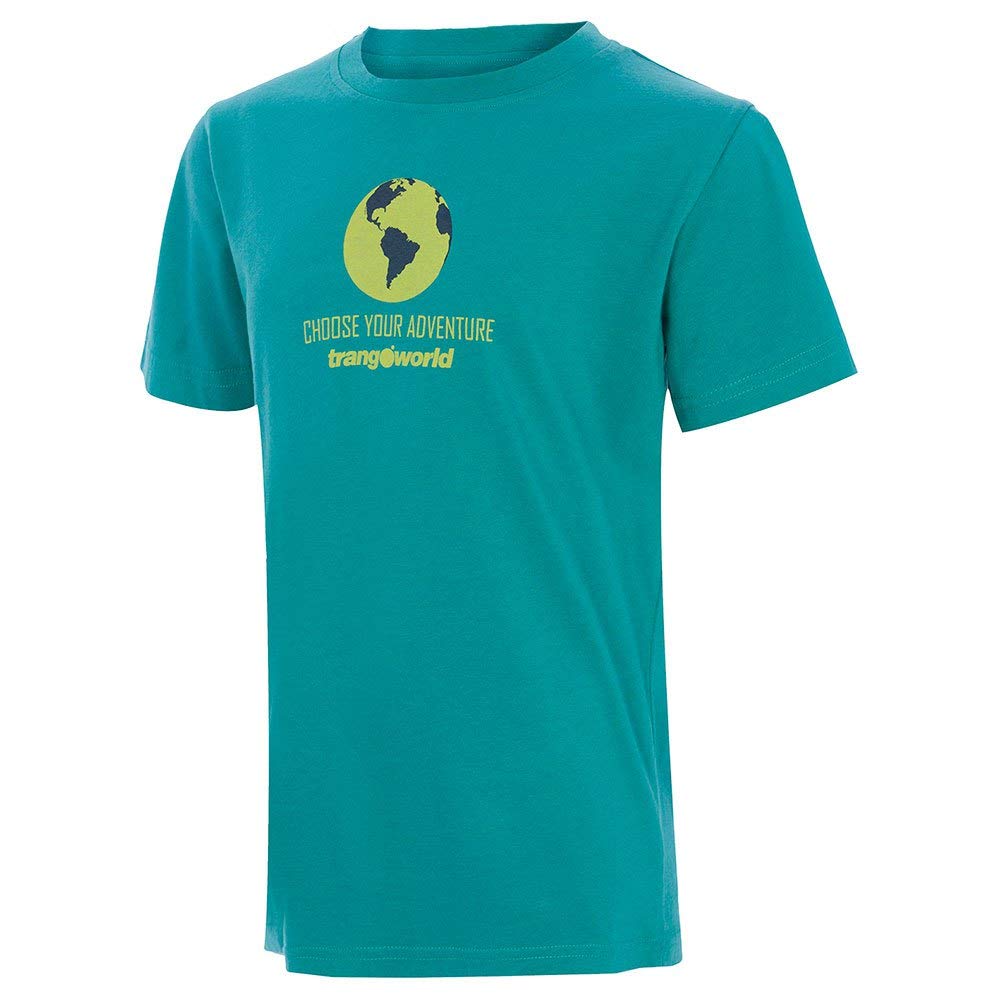 TRANGO Bielsa Unisex Children's T-Shirt, Green Lake, 14 Years