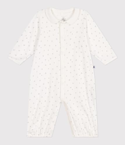 Petit Bateau Unisex Baby A0chn Combisac, White/Multicolor, 3 months