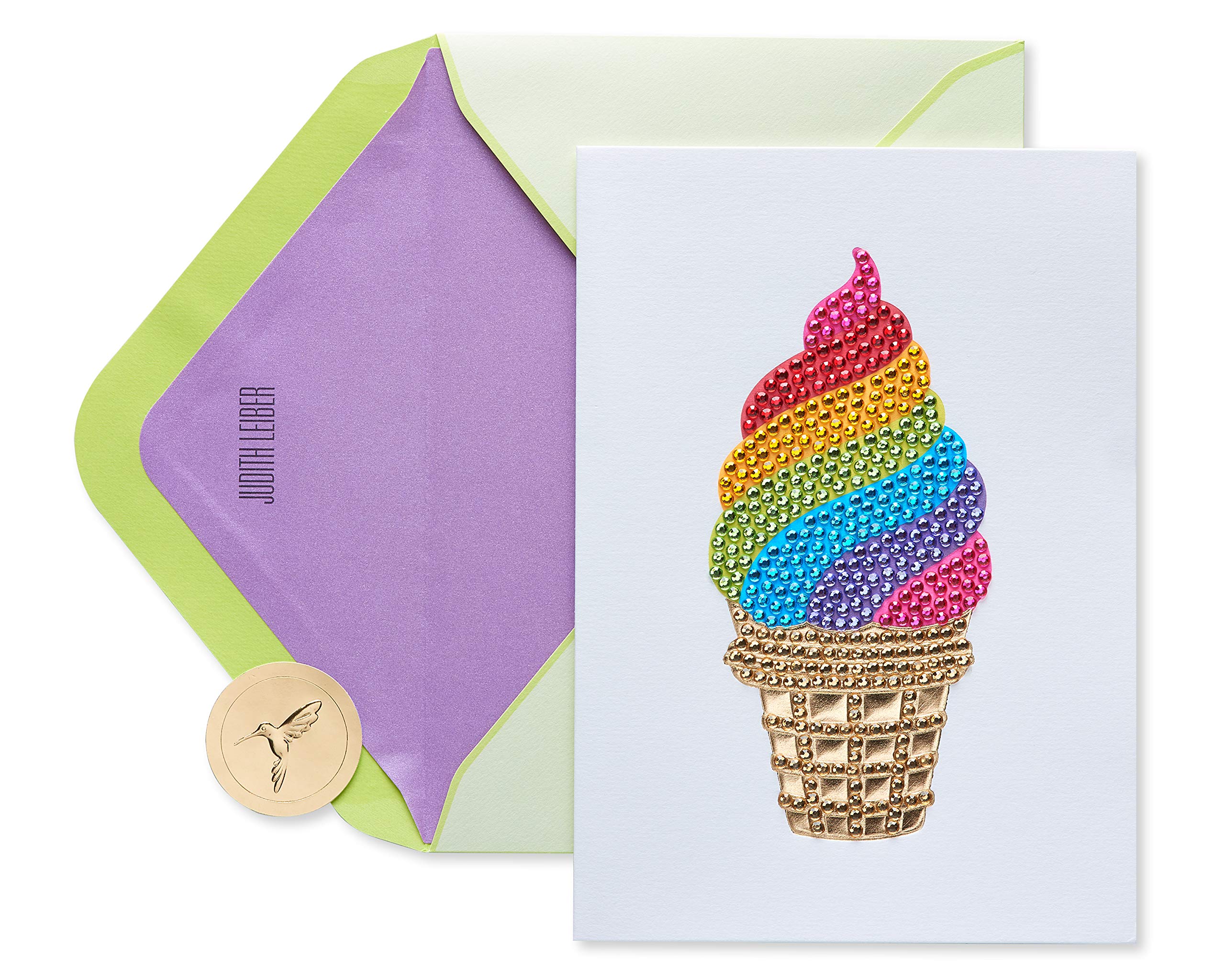 Papyrus Birthday Card - Designed by Judith Leiber (Every Color of Happiness)