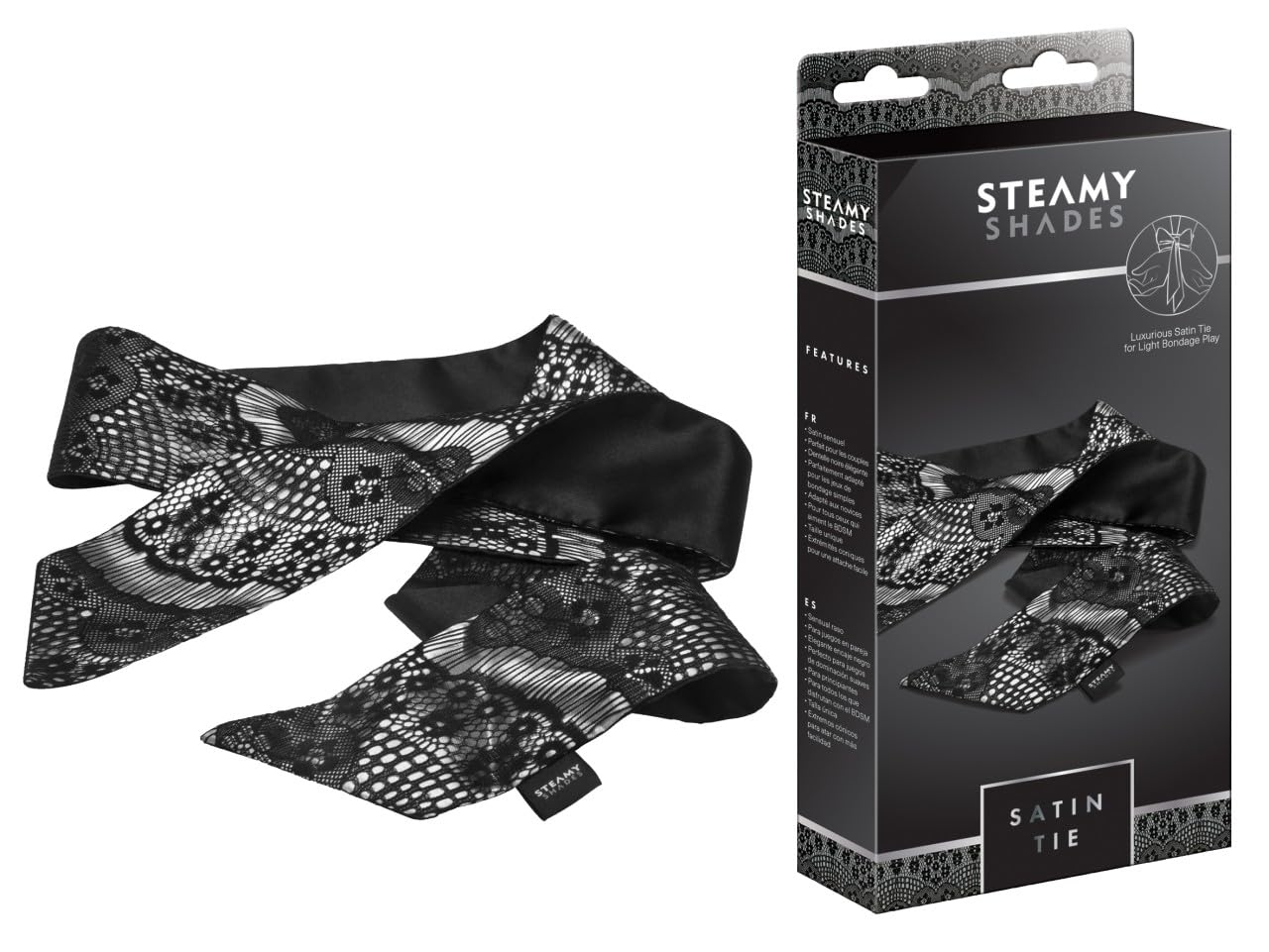 STEAMY SHADES Tie Black One Size