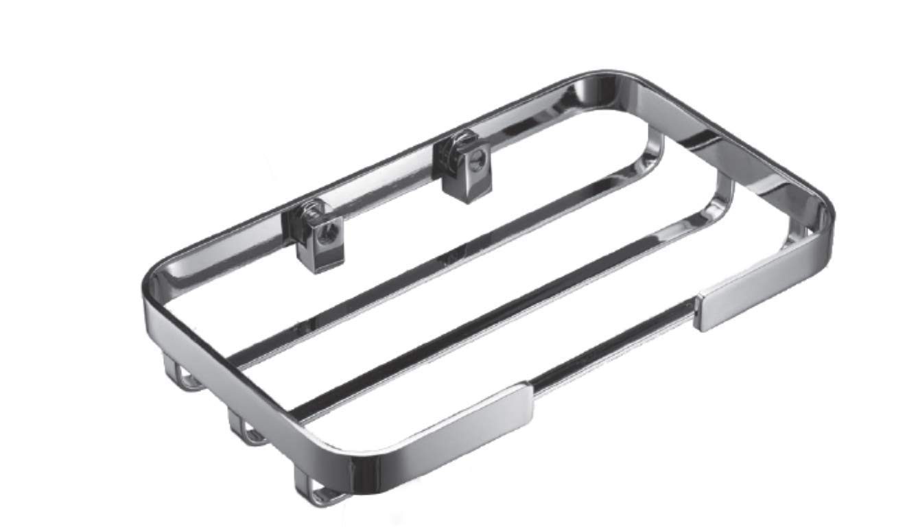 SANIBAÑO COMPLEMENTS Bathroom Accessory, Brass, Chrome, Small