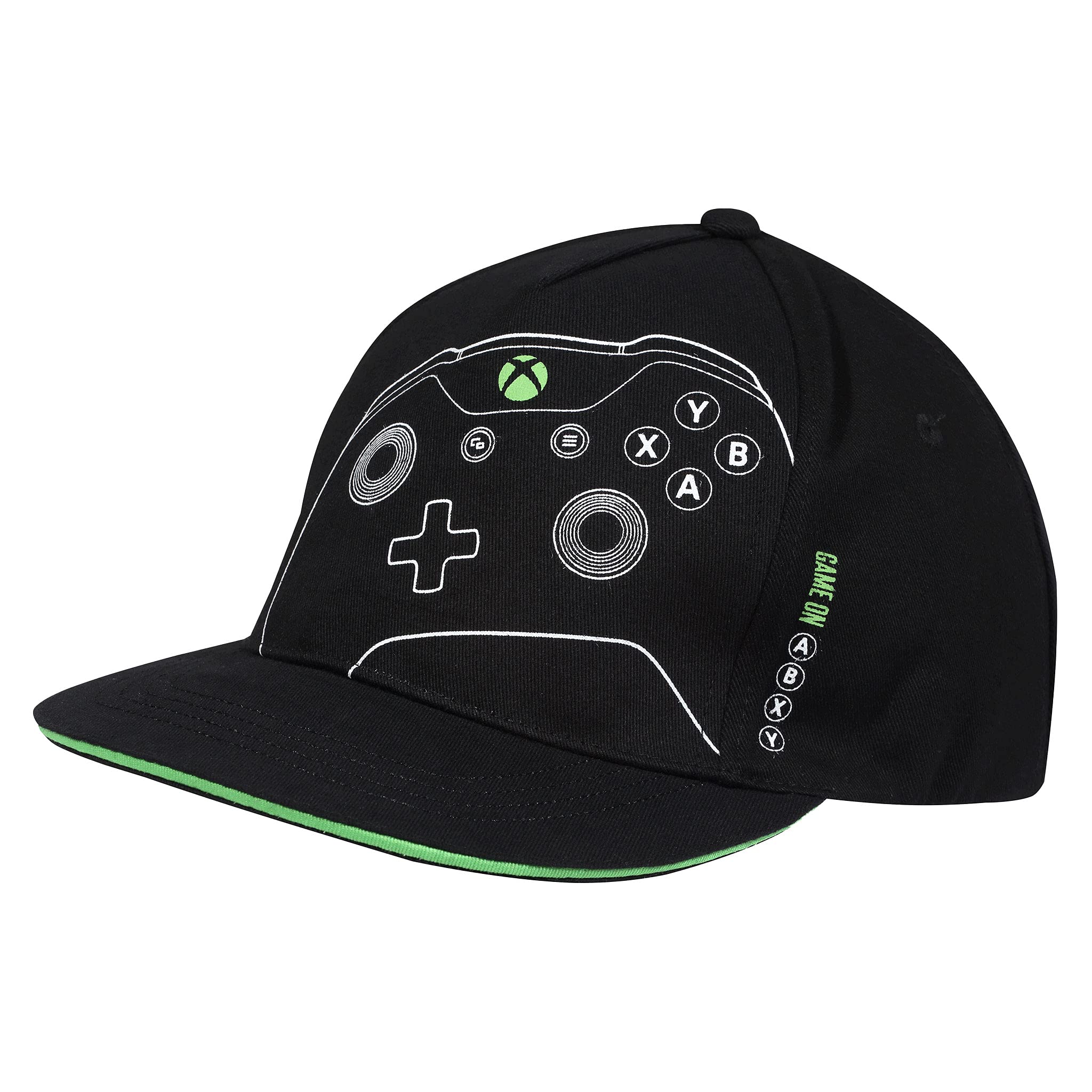 Popgear Xbox Boys Controller Baseball Cap, Black, One Size