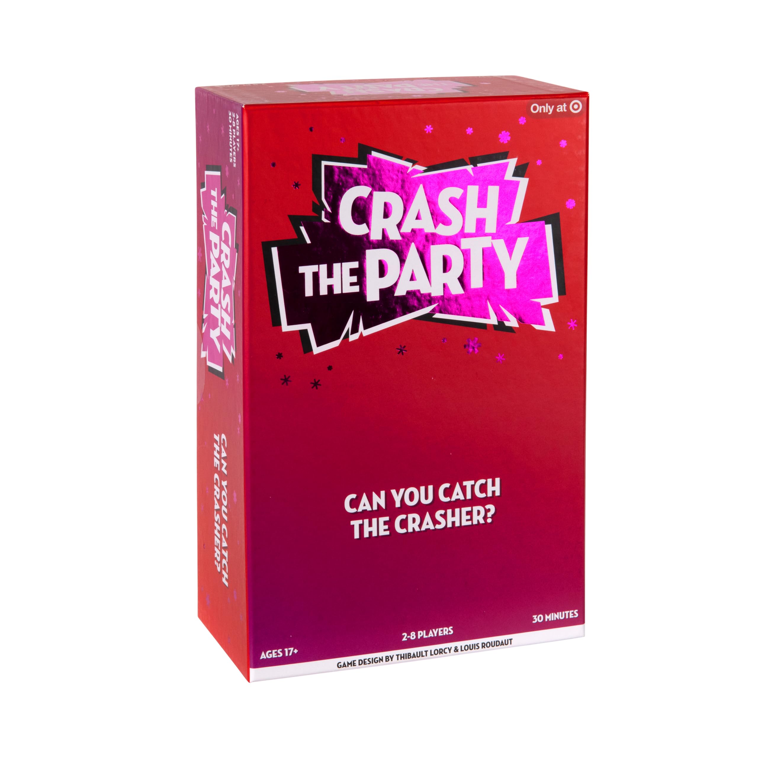 Crash The Party Game - One Guest Is Unknowingly Attending A Different Event. Using A Decoder Box, Players Reveal Their Event and Bring Along Items To The Party To Discover The Party Crasher