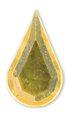 CLUB GREEN SELF Adhesive Drops (48) Gold 08X12MM, 26.4 x 14.3 x 1.32 cm