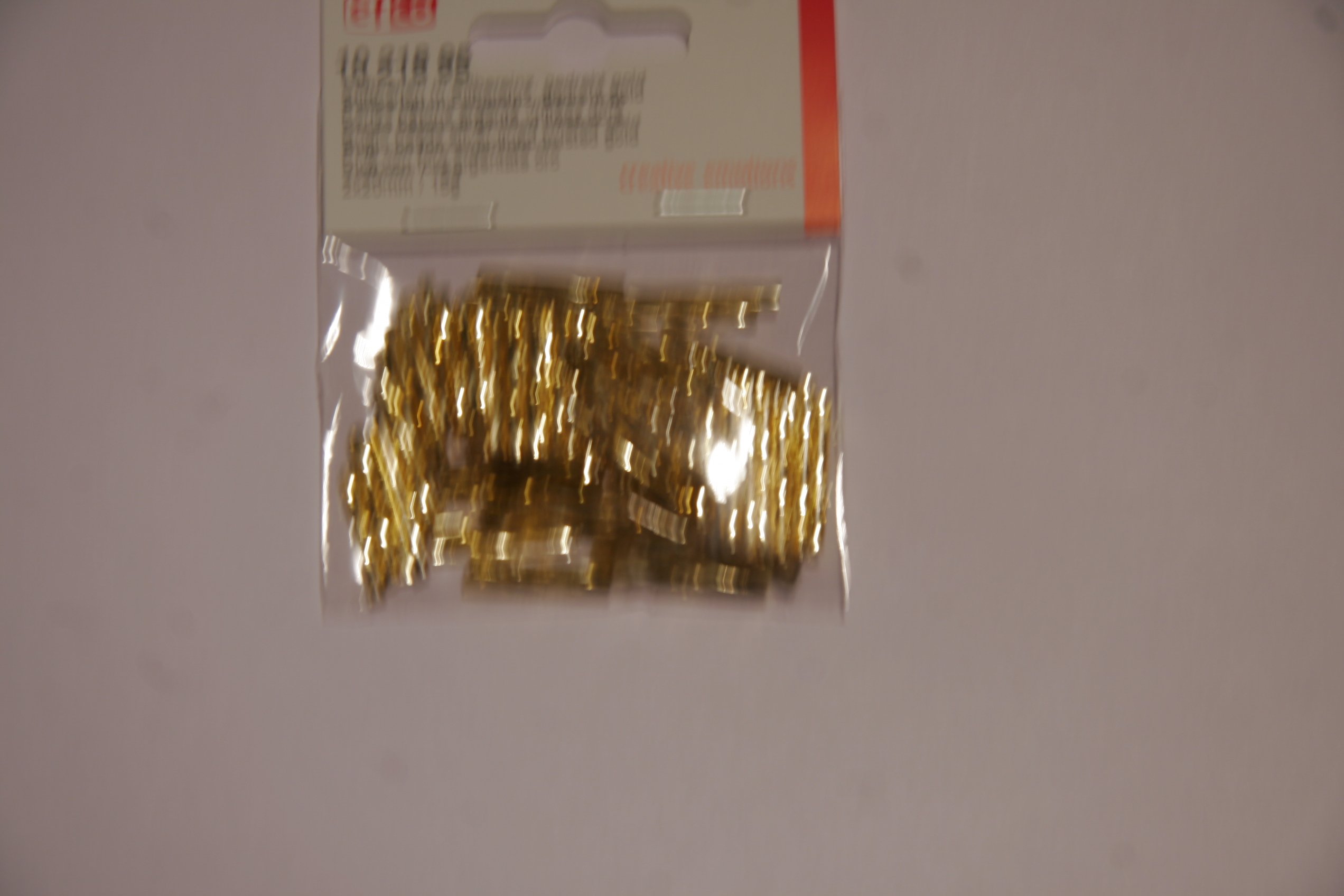 EFCO Gold Beads Plastic Galvanized ø 10 mm 10 pcs, 5x5x2 cm