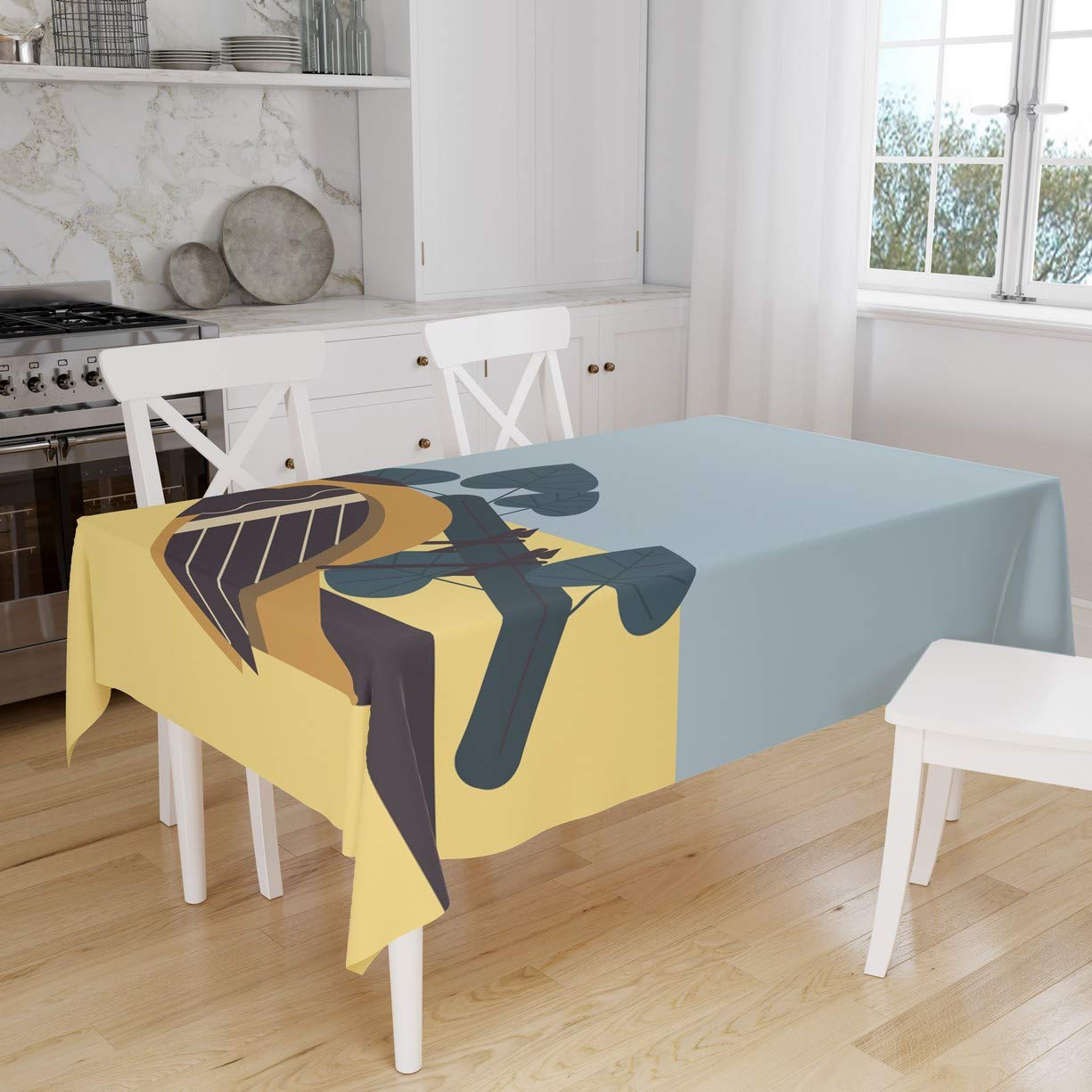 Bonamaison Kitchen Decoration, Tablecloth, 140cm x 160cm - Designed and Manufactured in Turkey