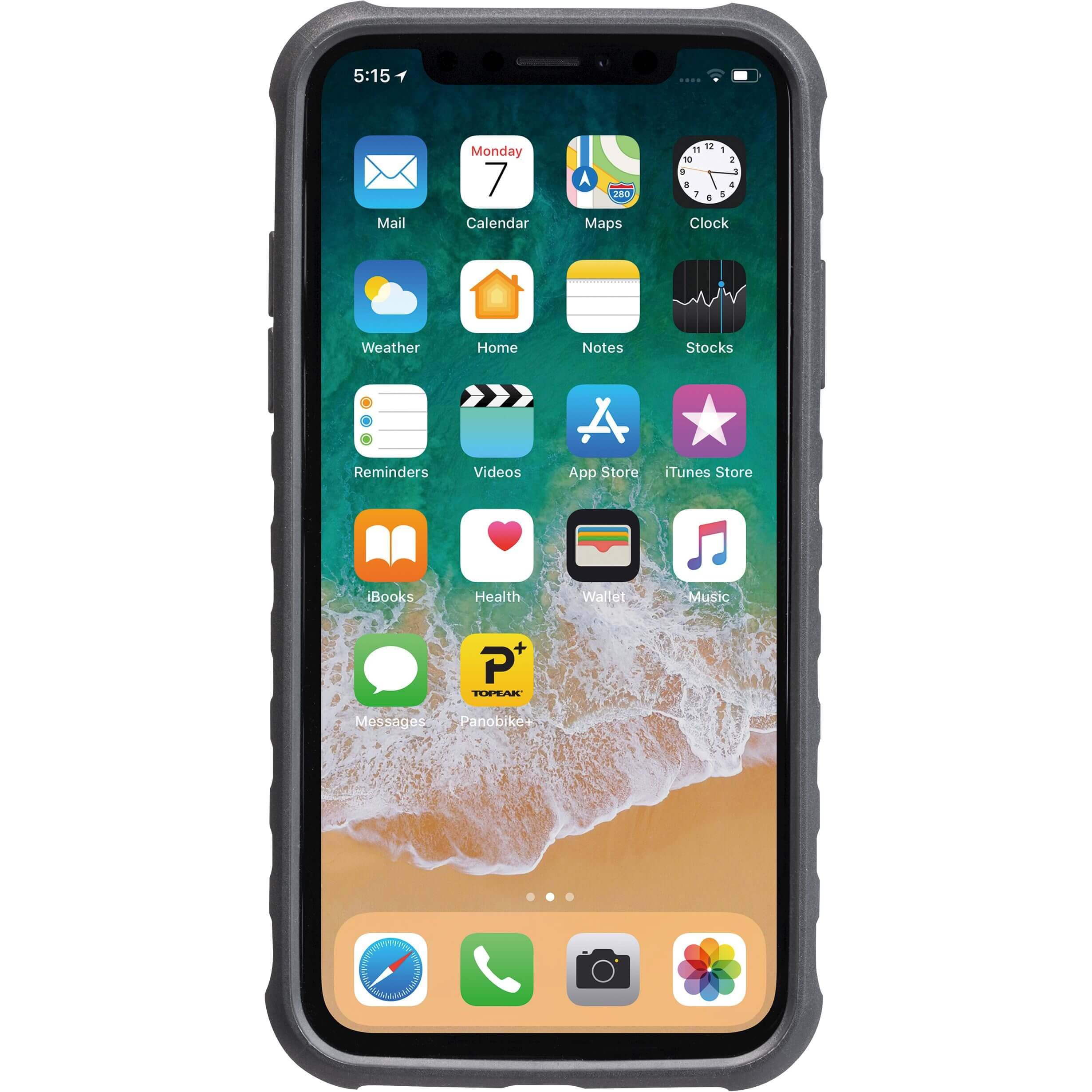 Topeak RideCase Only, Works with iPhone XS Max, Black/Gray Portable Case for Leisure and Sportwear, Adult Unisex, Multicolor (Black/Grey), 16.2 x 8.3 x 1.47 cm / 6.4" x 3.3" x 0.58"