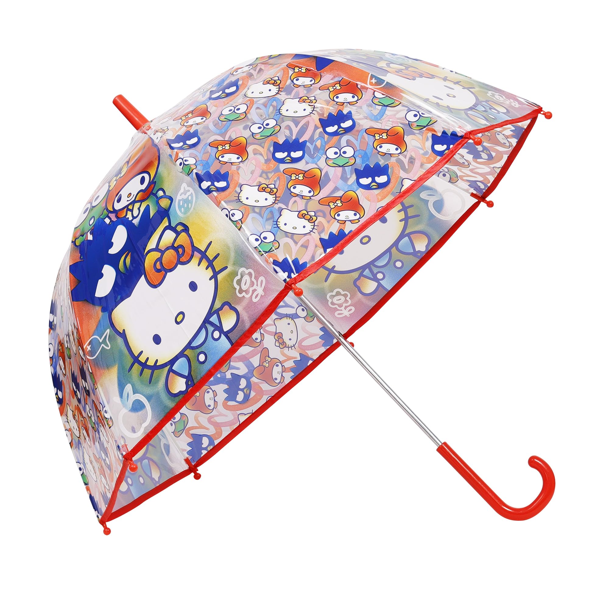Hello Kitty Transparent Fiber Glass Umbrella