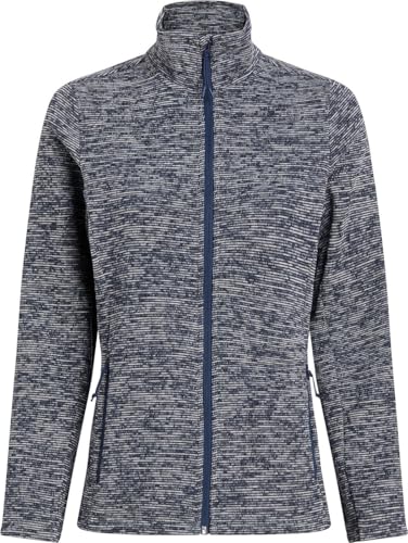 Mckinley Women's Sammy Fz Jacket, Melange/Navy, 48