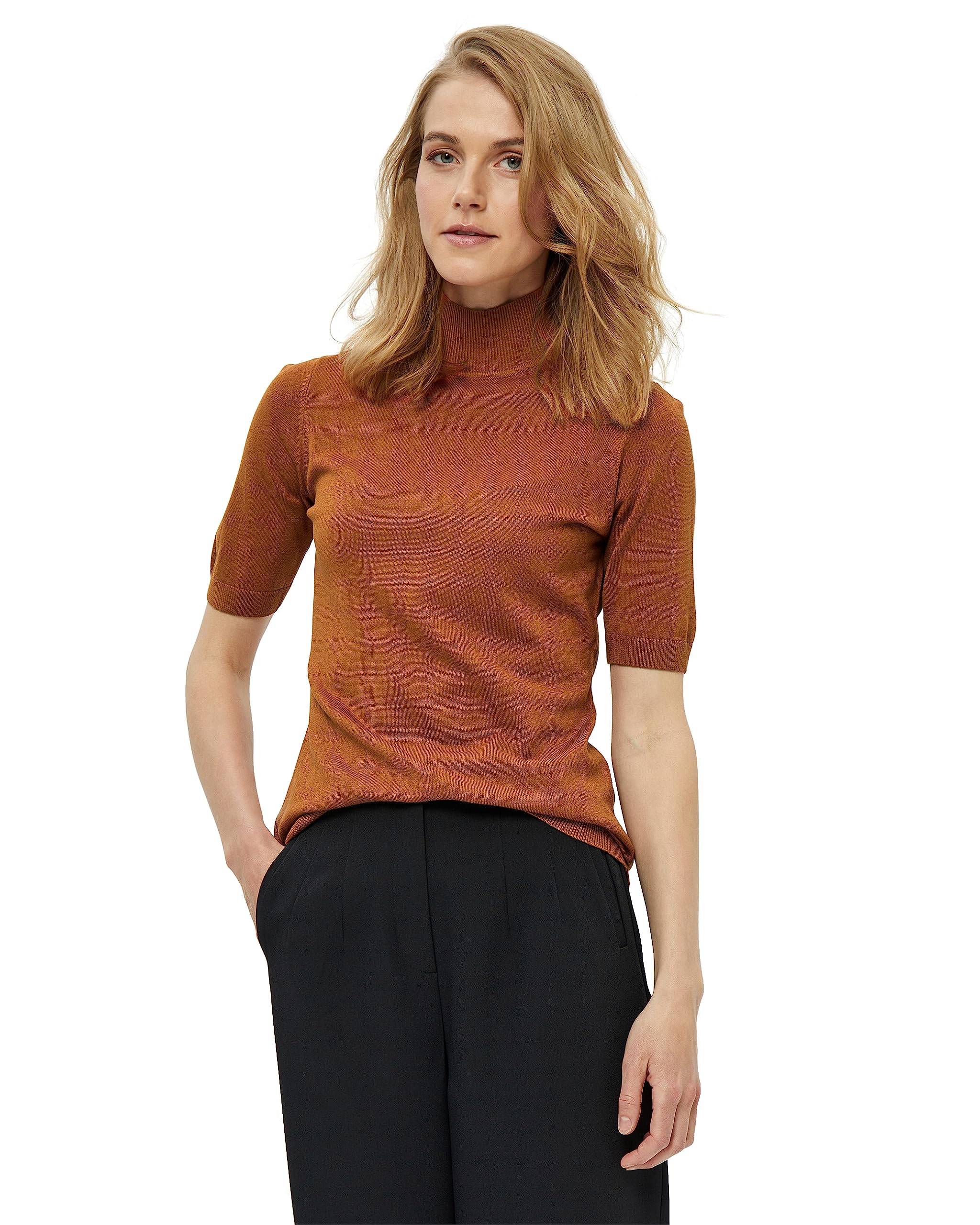 Desires Evia Short Sleeve Knit Pullover