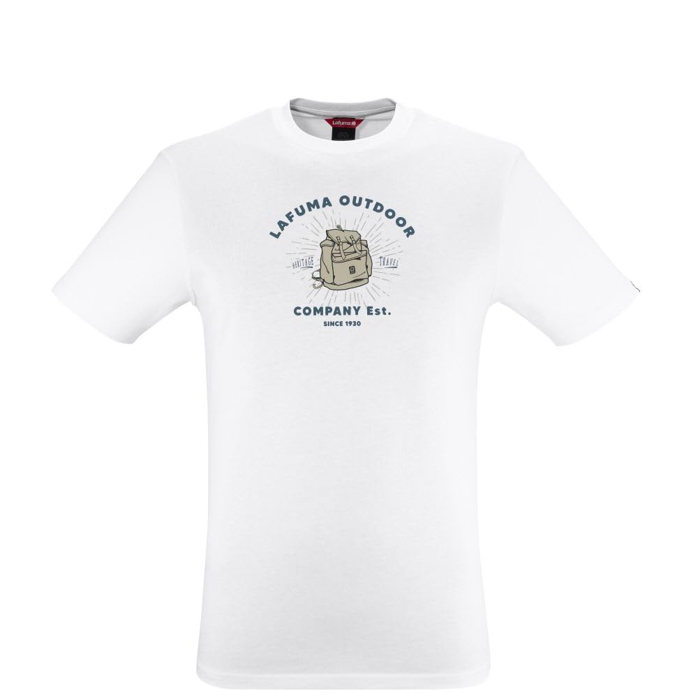 Lafuma Mens Adventure Tee M T-Shirt, White, M EU