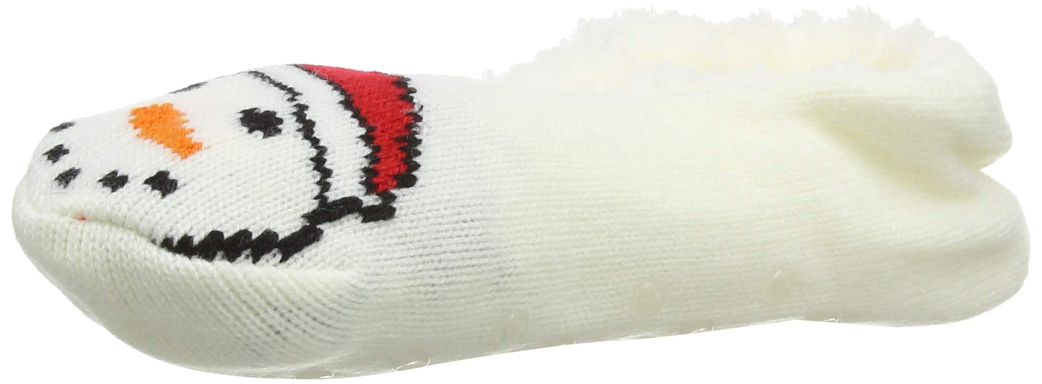 Brave Soul Women's 468ANNIESNOW Slipper Socks, White, ONE Size
