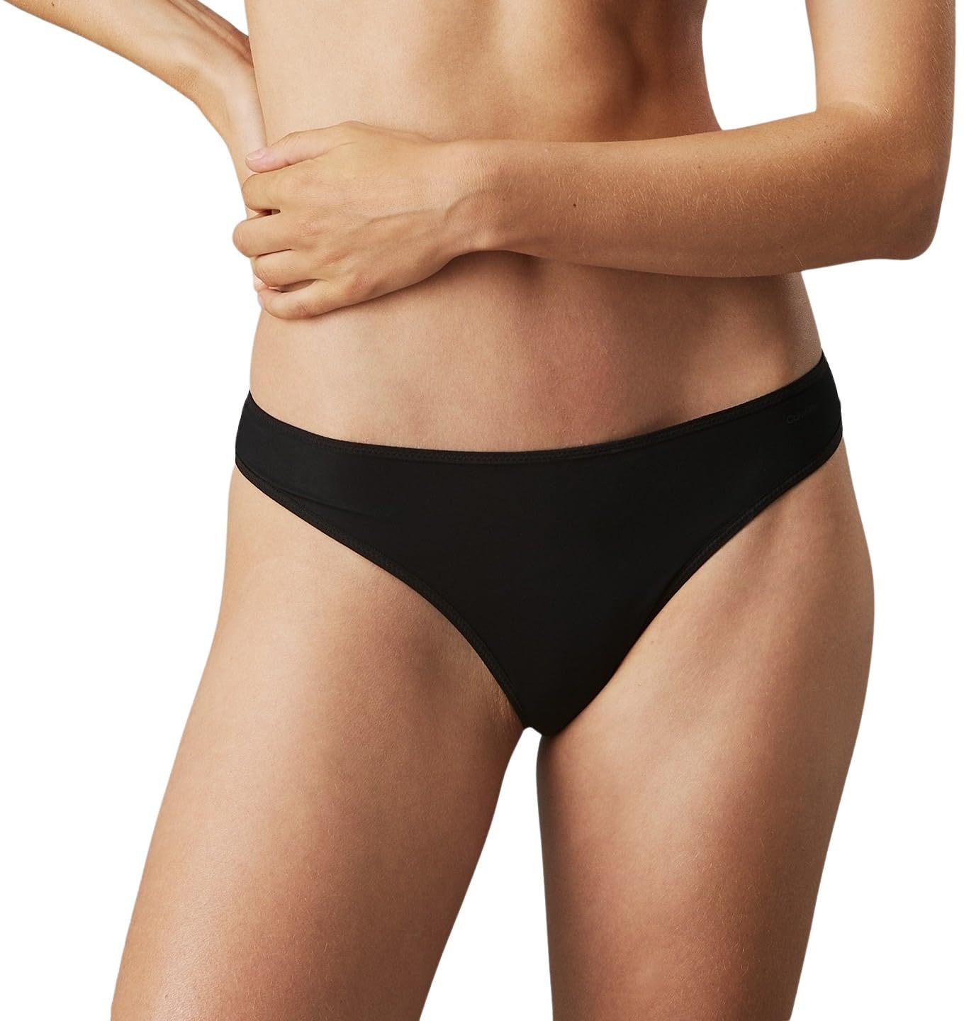 Calvin Klein Women’s Thong, Black (Black), XL