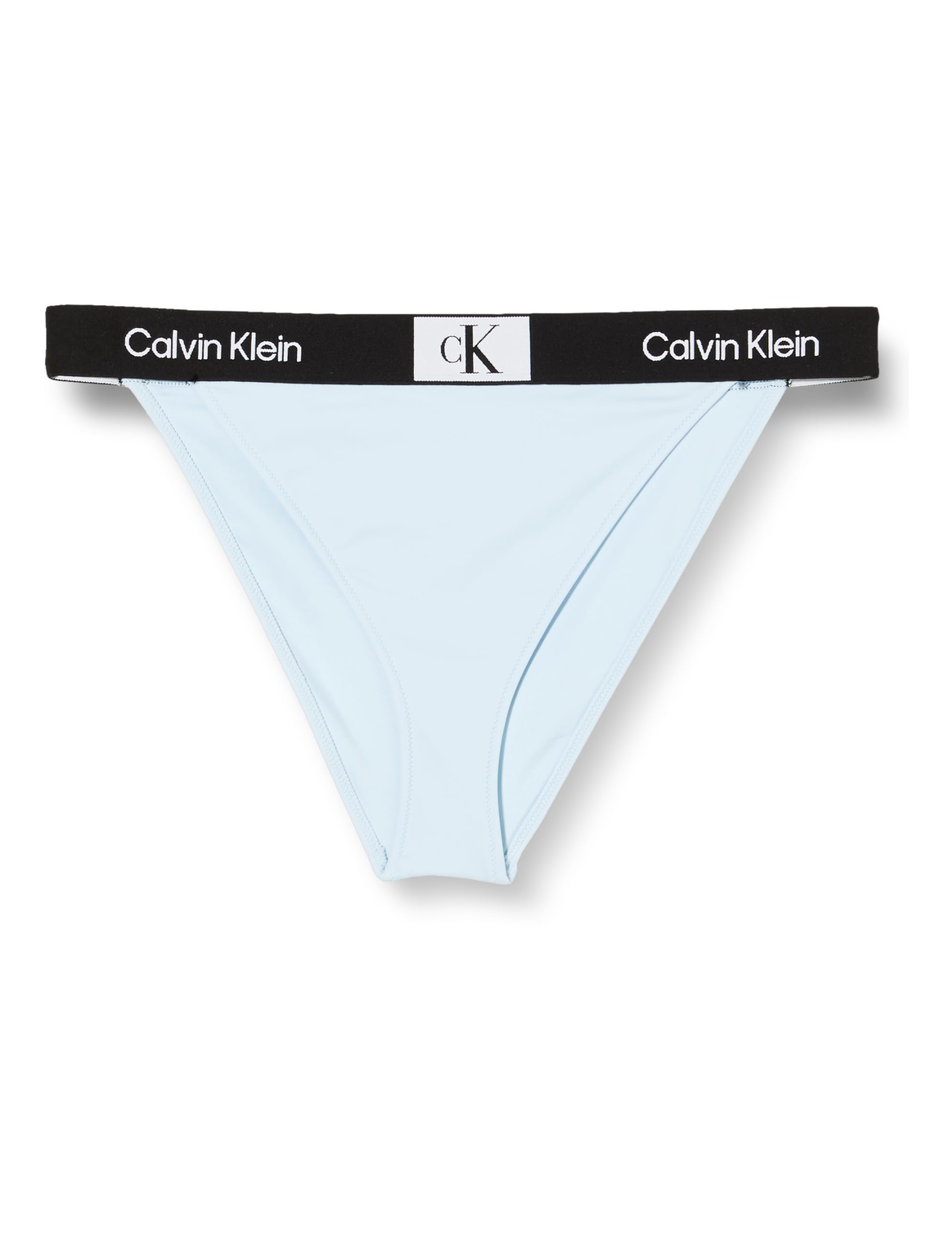 Calvin Klein Women High Rise Cheeky Bikini Bikini Swim Blue, XL