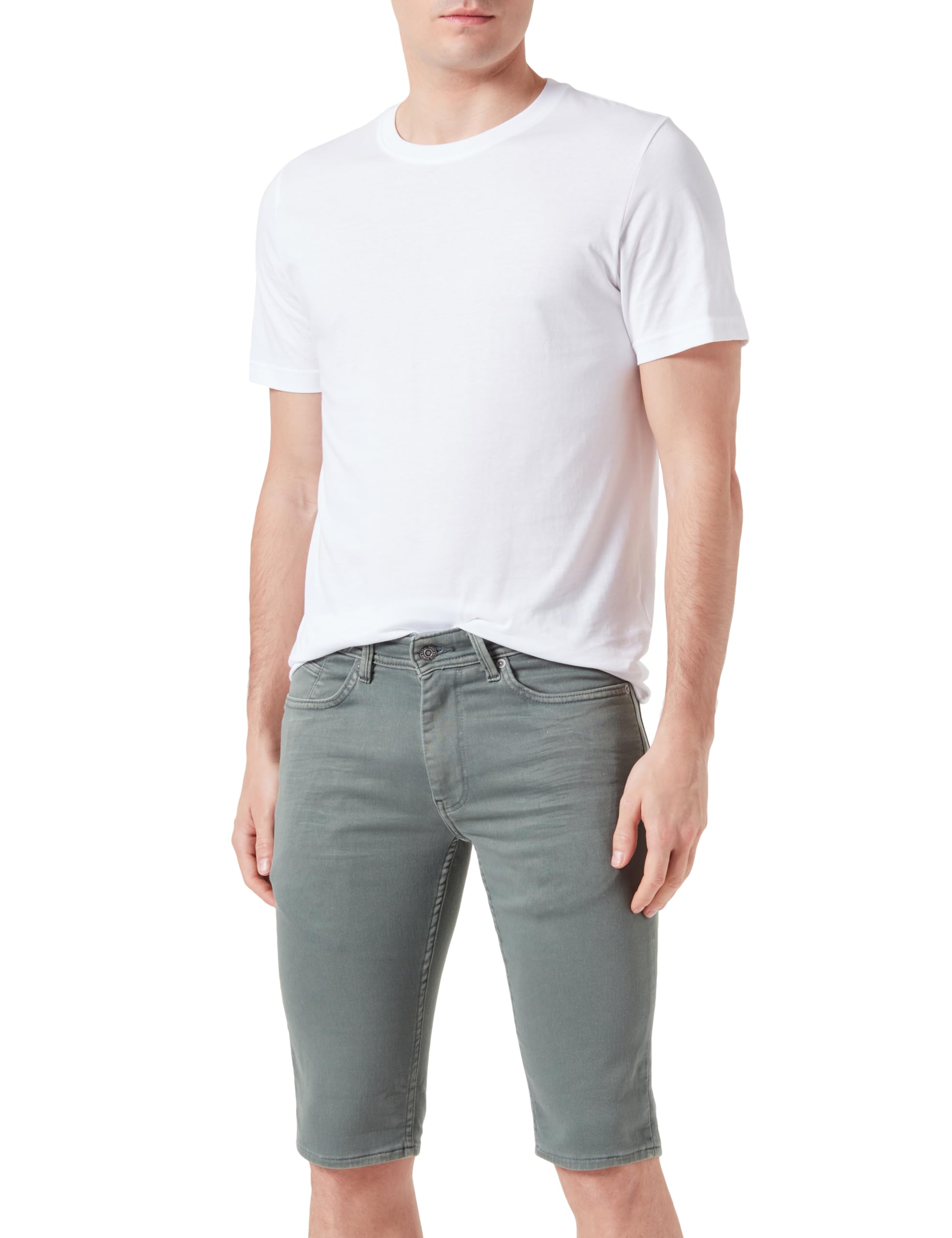 Teddy Smith Men's Scotty 3 Reg Cargo Shorts, Vintage Kaki,