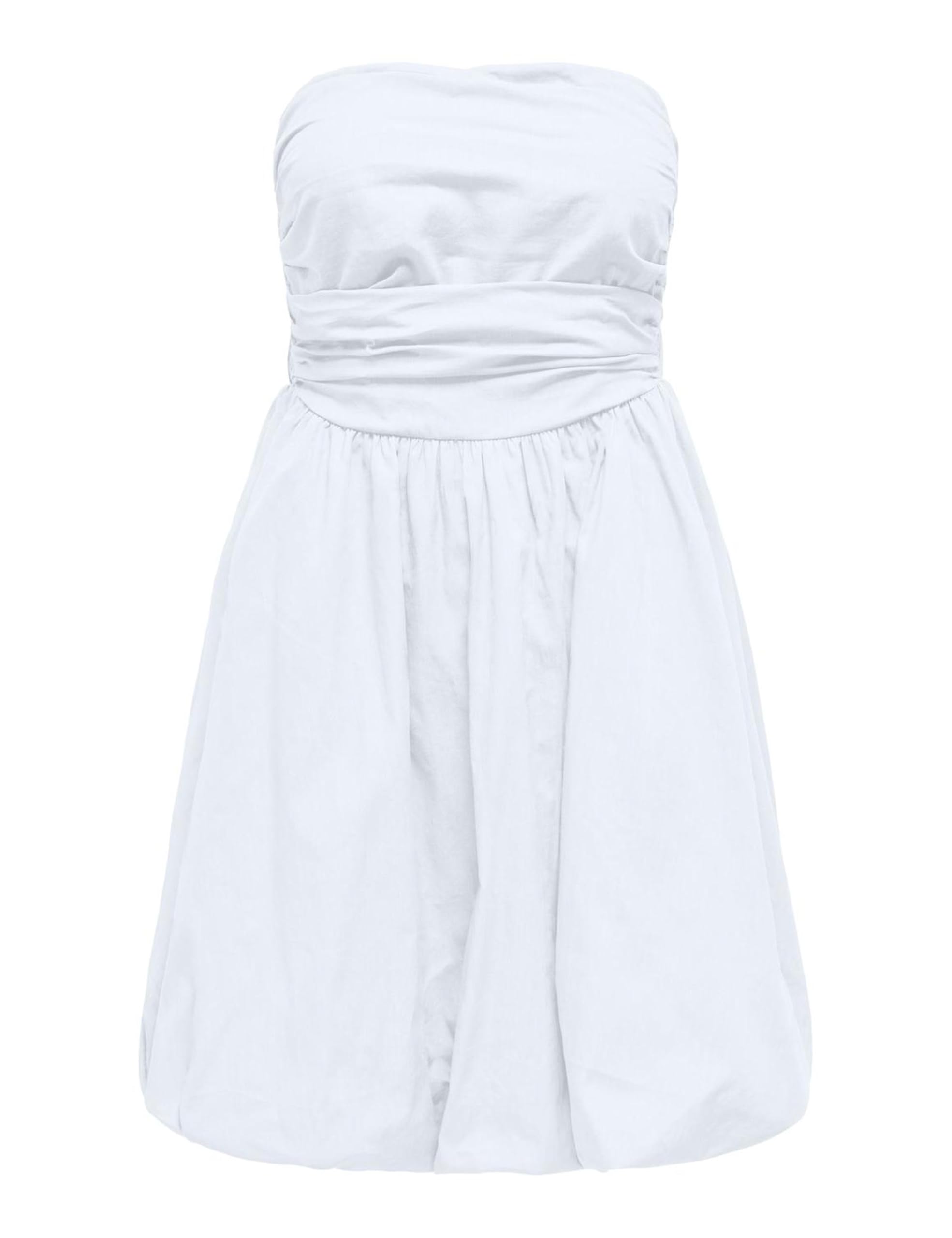 ONLY Women's Onlesie Short Tube Dress Ptm, Bright White, L