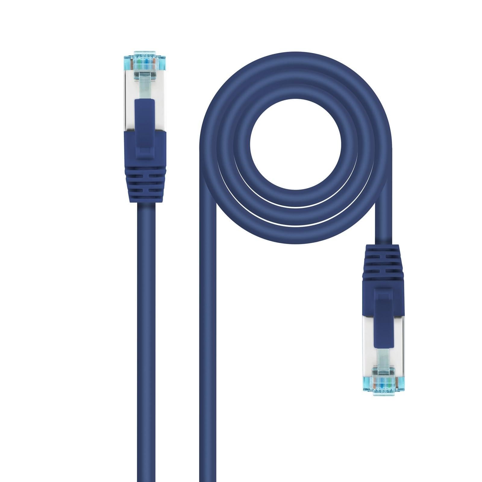 Category 7 LSZH SFTP PIMF AWG26 Blue 25cm Long Network Cable Ideal for high speed and secure connections.